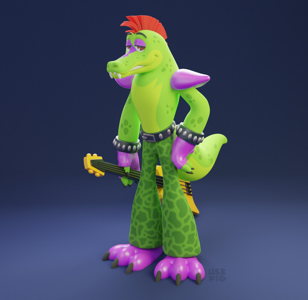 ArtStation Montgomery Gator artstation-montgomery-gator