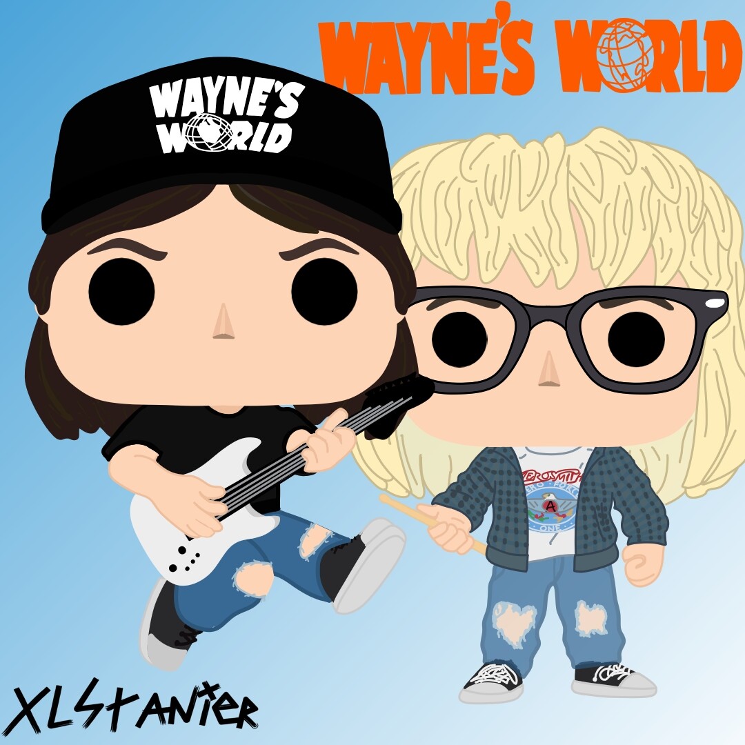 Wayne's world sale funko pop