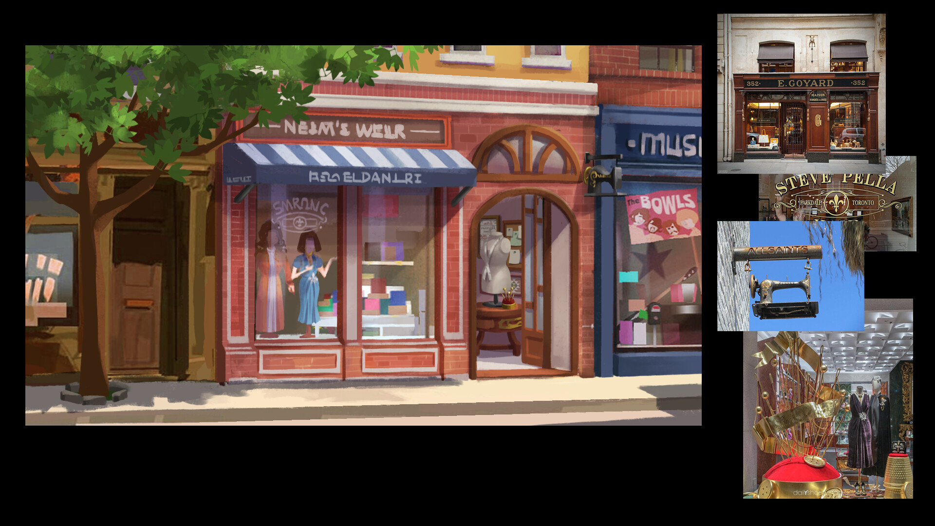 ArtStation Tailor's shop concept art