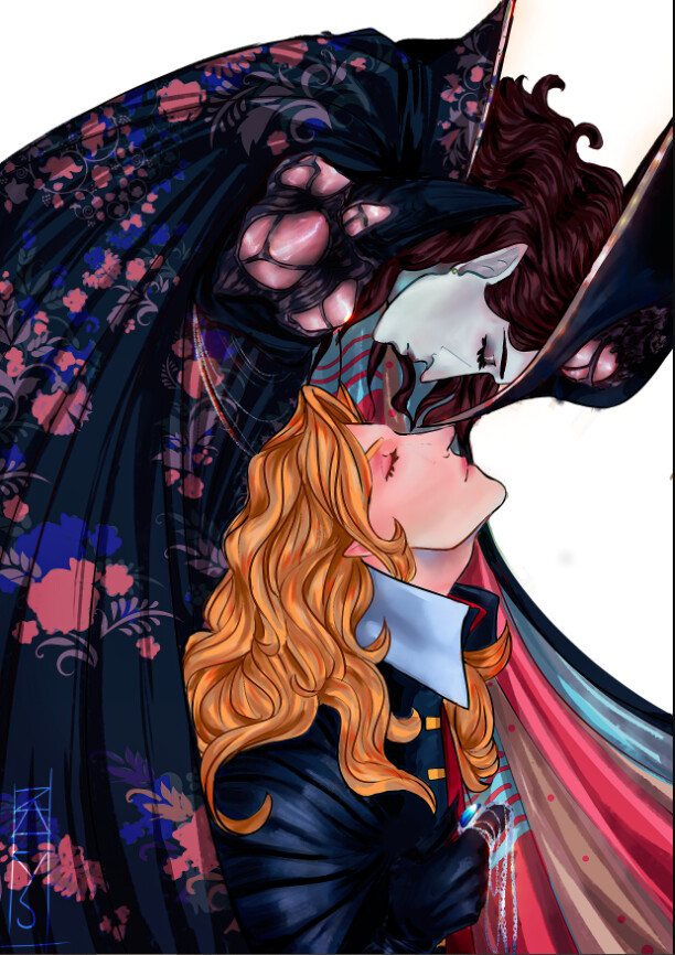 ArtStation - Alucard and D crossover Amano inspired