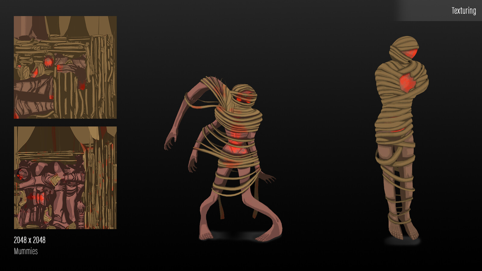 Texturing of 2 mummies
Modelling by Elizaveta