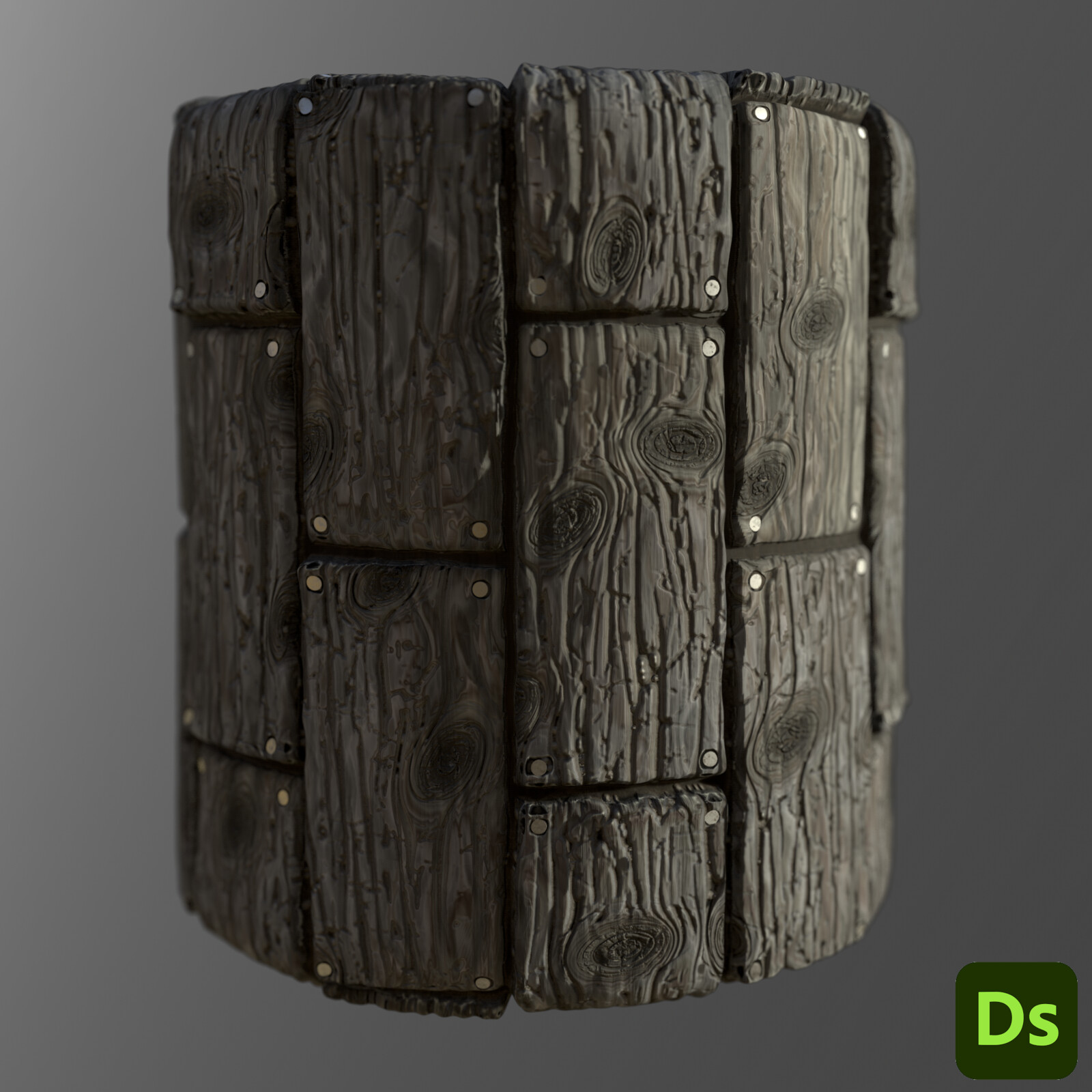 Procedural Wood Planks Material