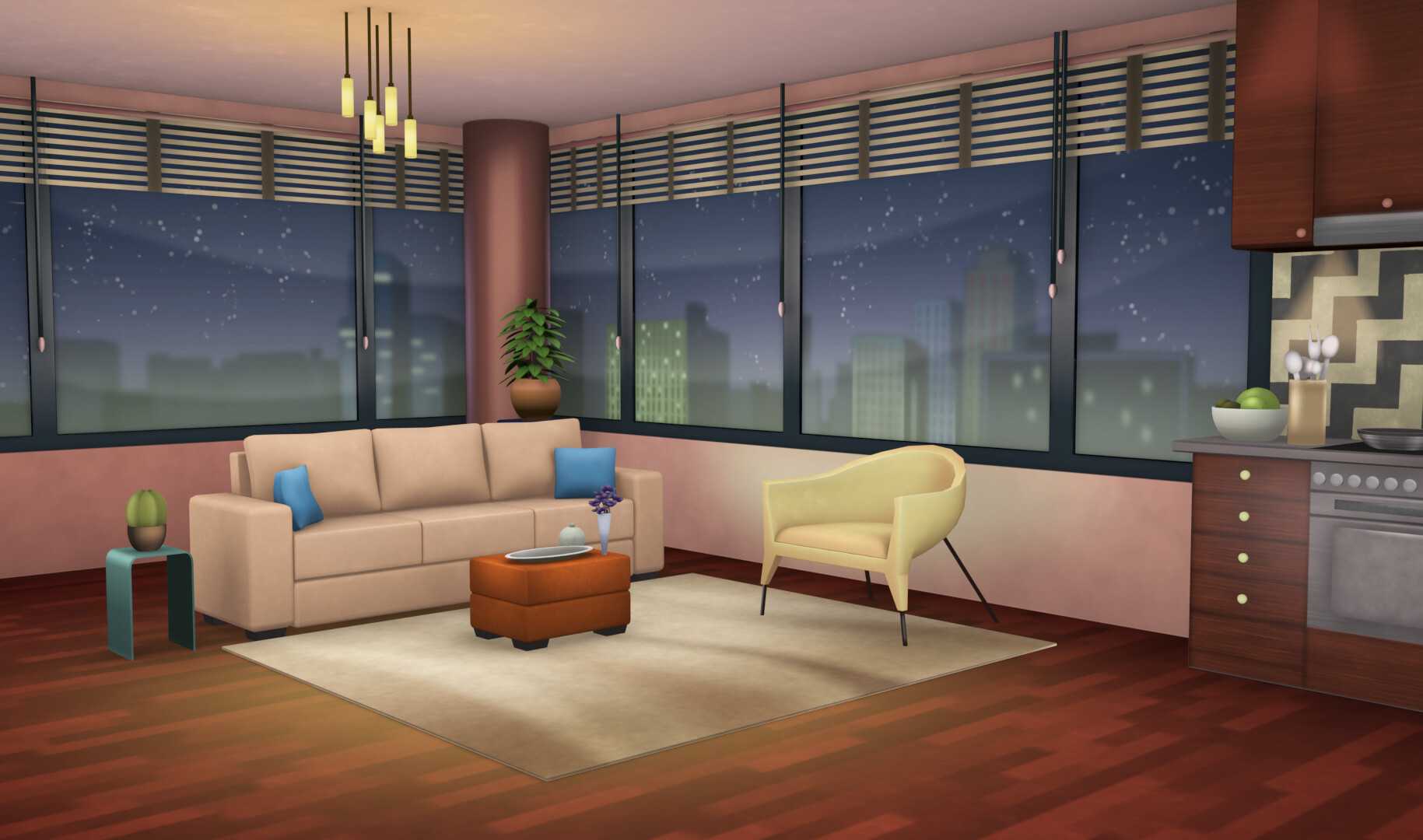 ArtStation - 3D apartment