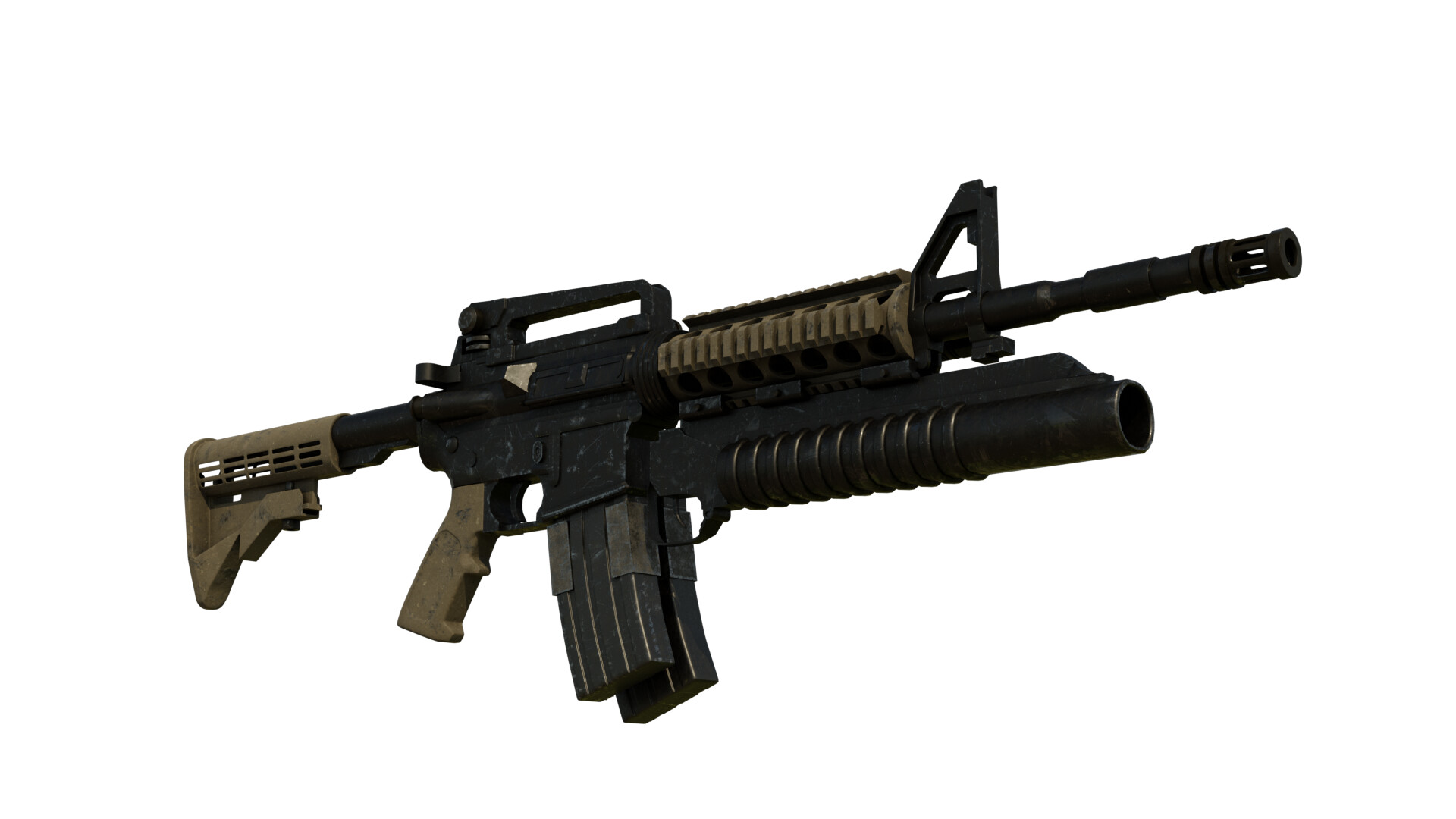M4a1 Carbine Assault Rifle M203