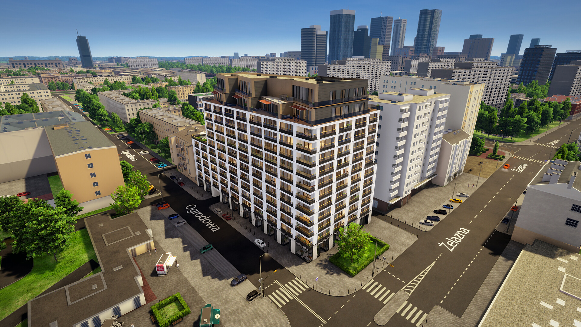 ArtStation Realtime Real Estate and City Visualisation in Warsaw