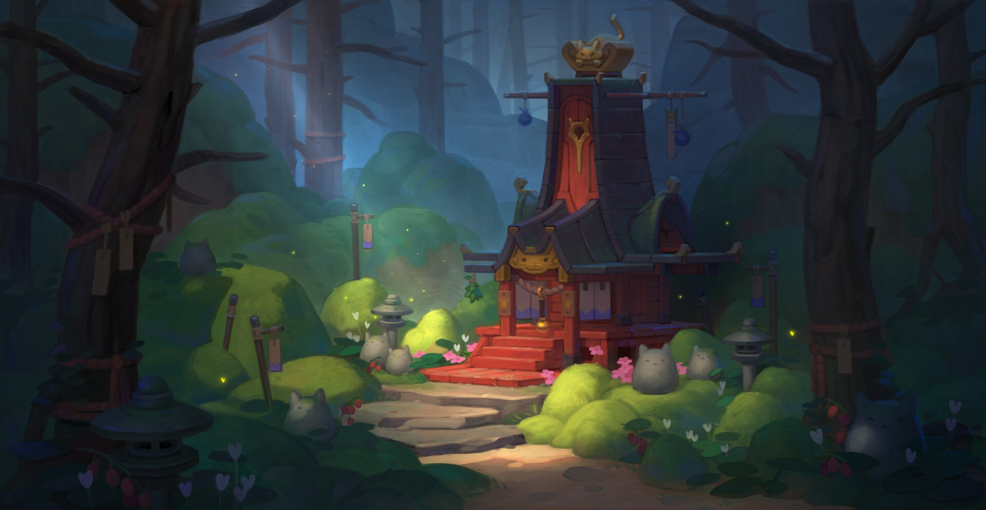 ArtStation - Cat Shrine