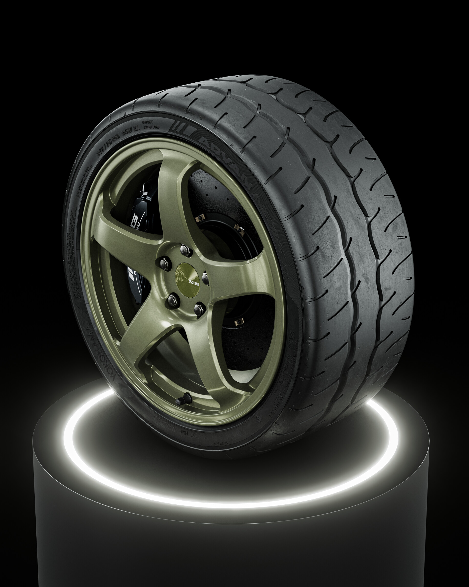ArtStation - Yokohama Advan Neova AD9 255/35 R18 94W XL ArtStation - Yokohama Advan Neova AD9 255/35 R18 94W XL