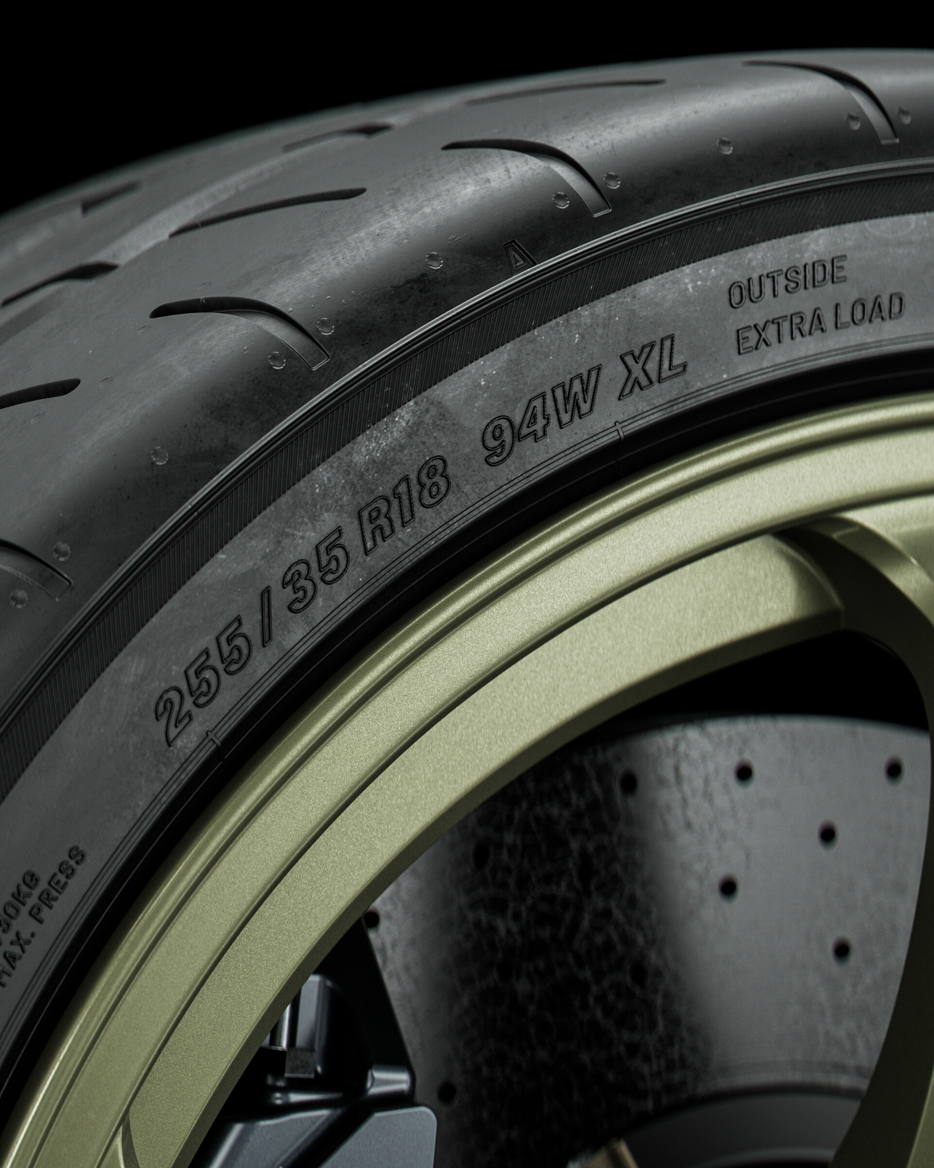ArtStation - Yokohama Advan Neova AD9 255/35 R18 94W XL ArtStation - Yokohama Advan Neova AD9 255/35 R18 94W XL