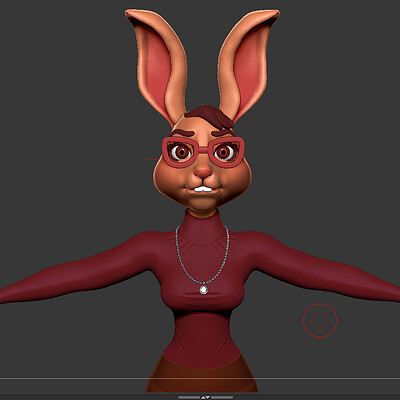 Rabbit Assistant - Character Design in ZBrush