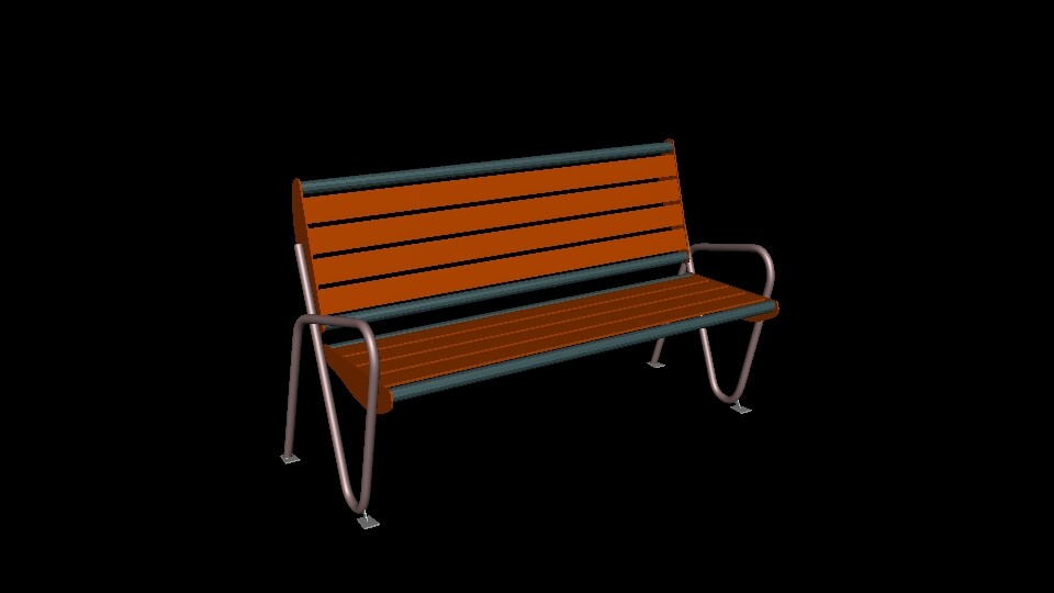 ArtStation - Park Bench