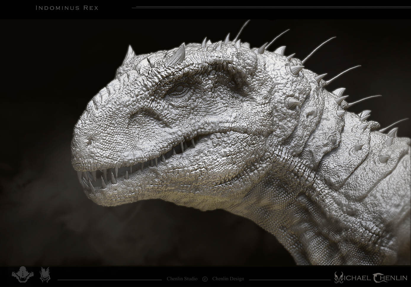 ArtStation - Indominus Rex Sculpt - Jurassic World Dinosaur