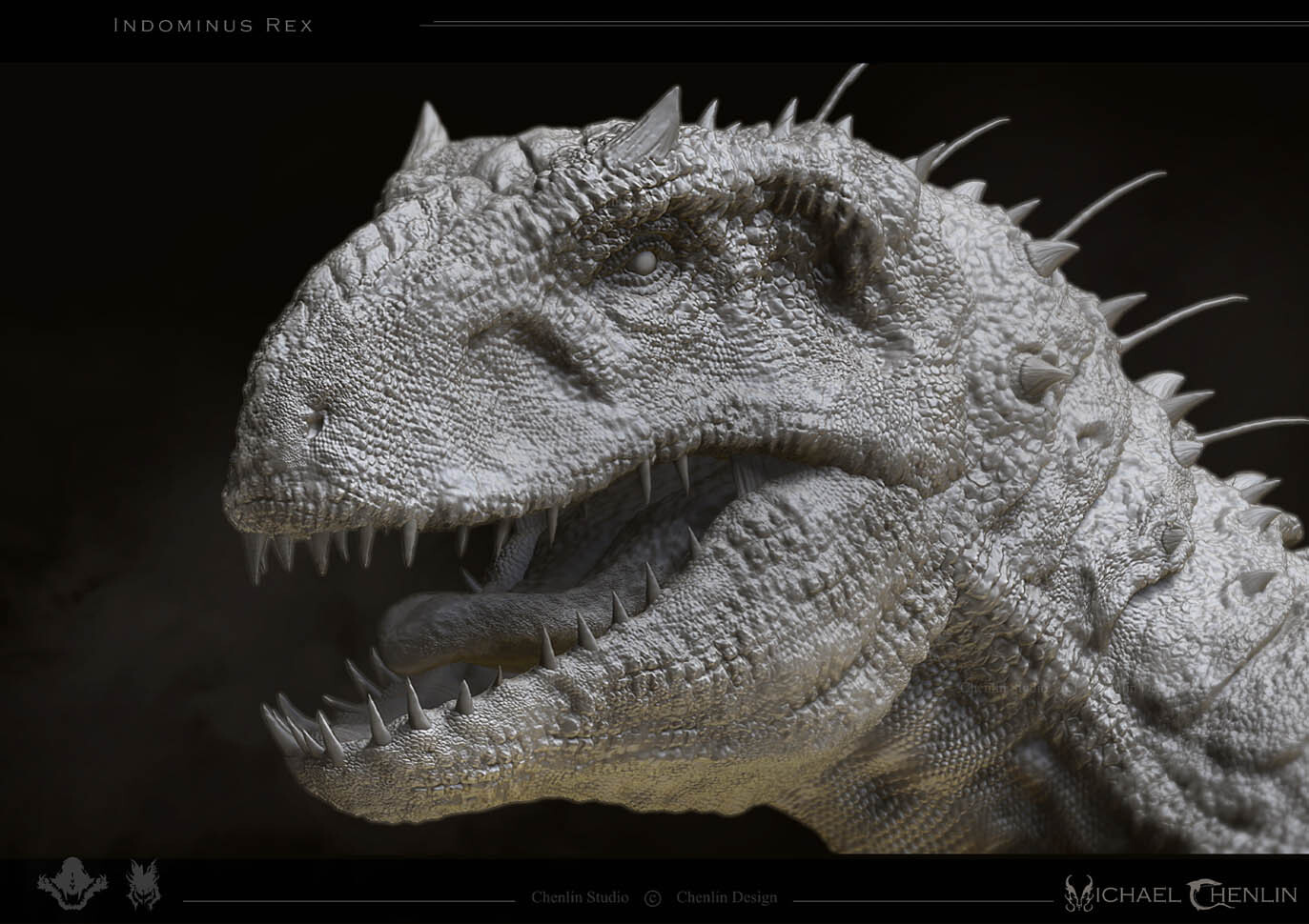 ArtStation - Indominus Rex Sculpt - Jurassic World Dinosaur