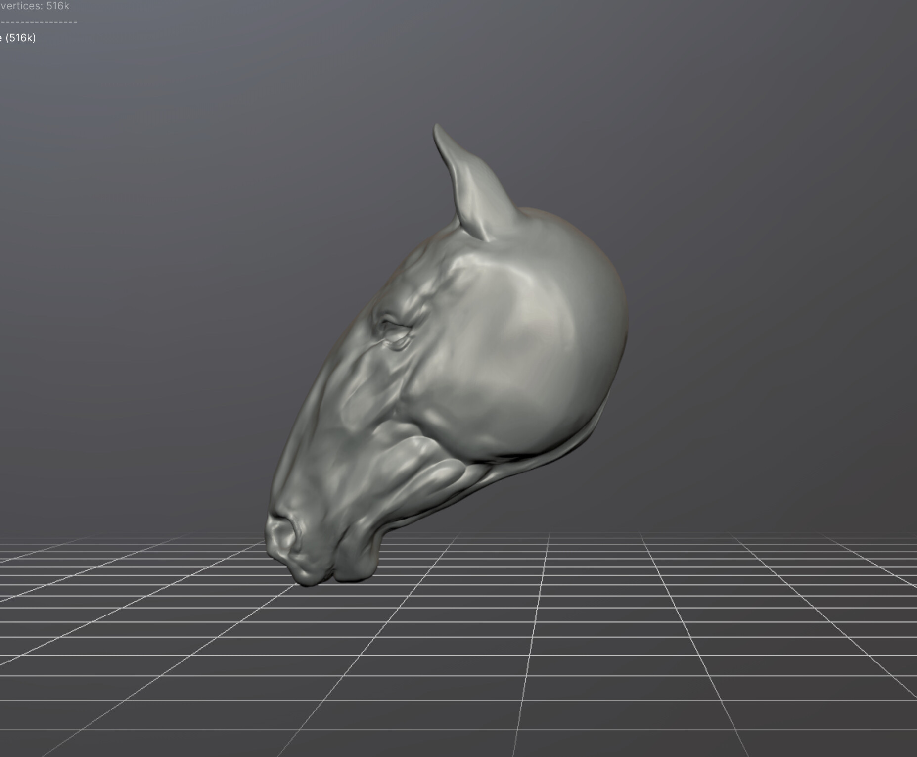 ArtStation - 3D Horse Head