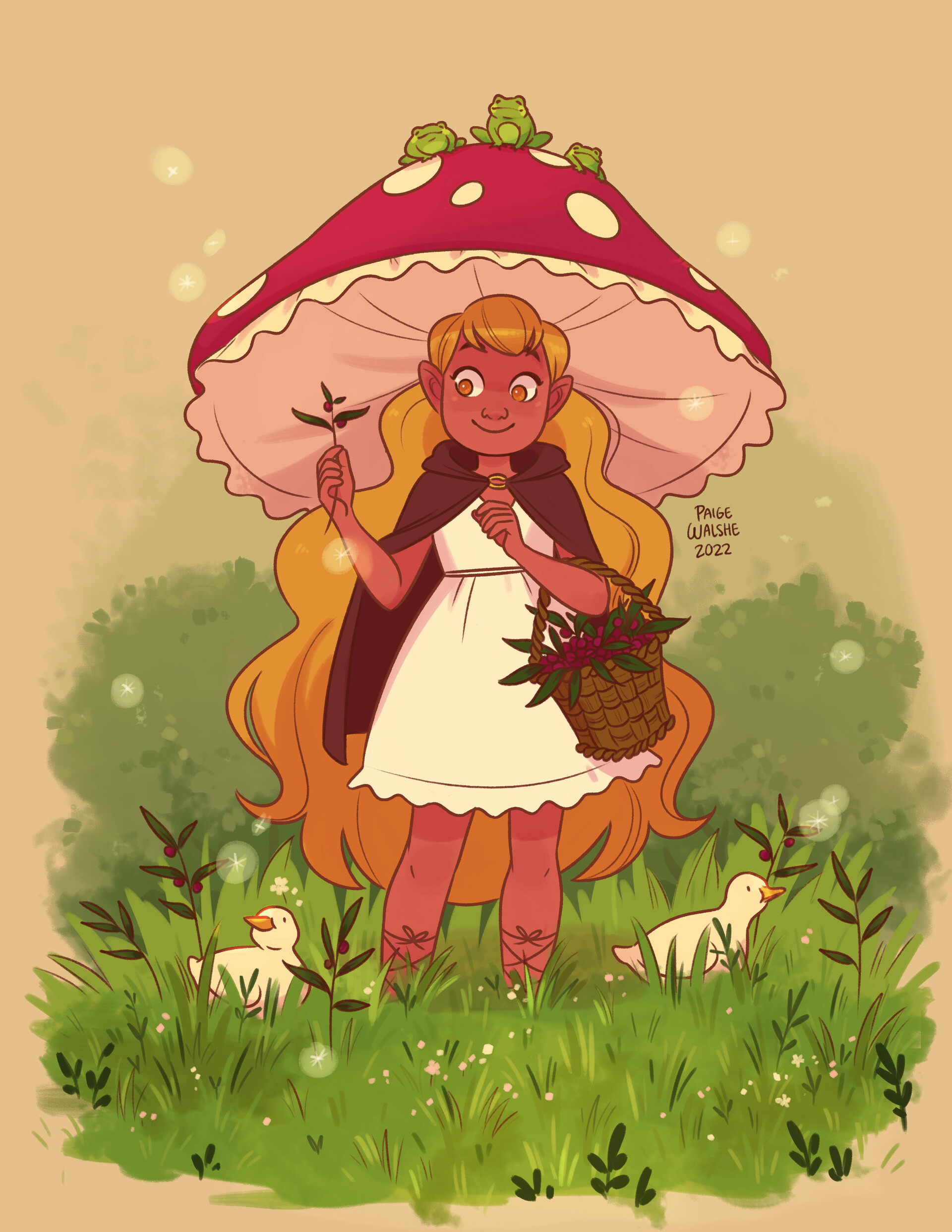 ArtStation - Mushroom Nymph