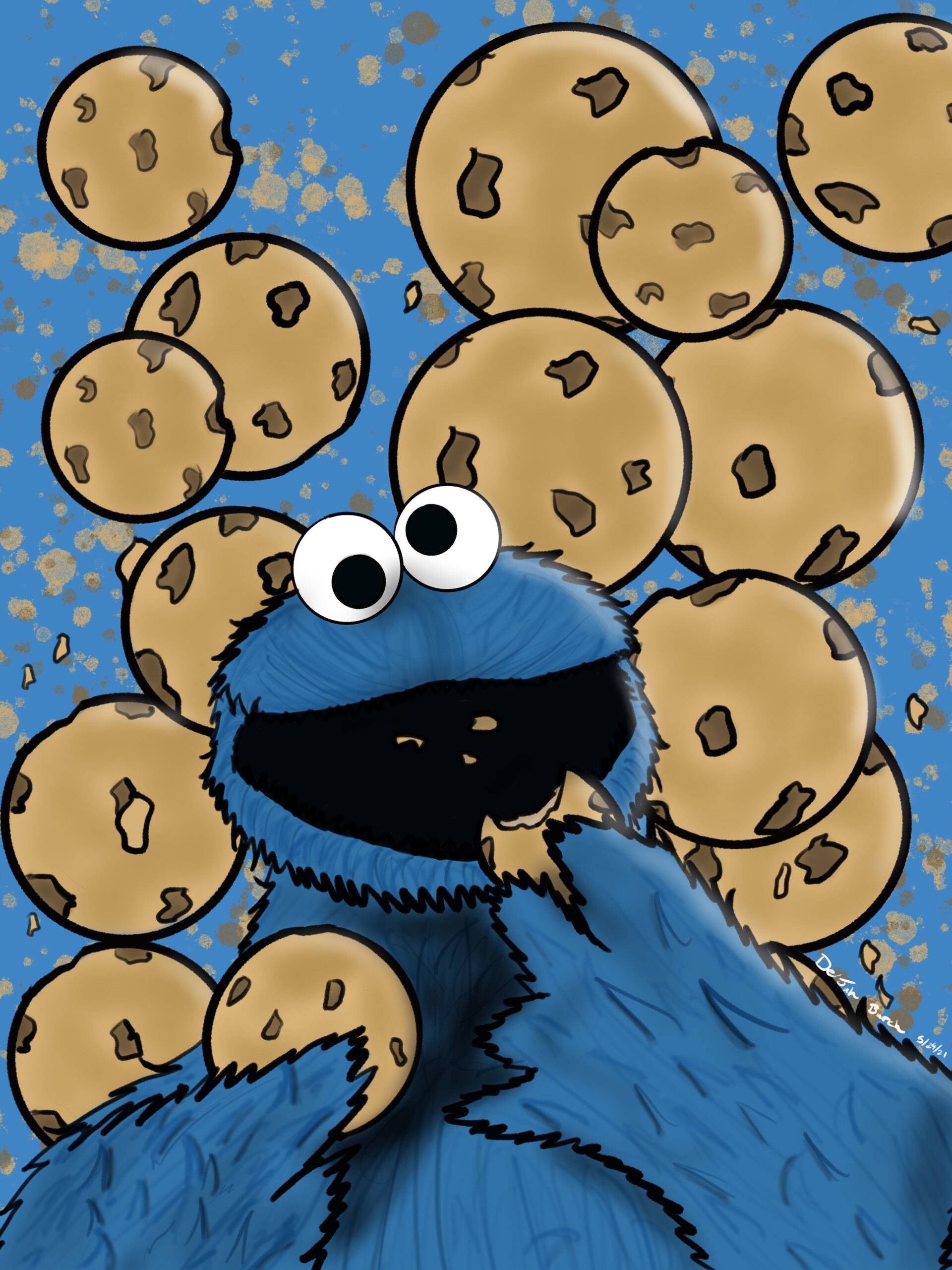 ArtStation - Cookie Monster