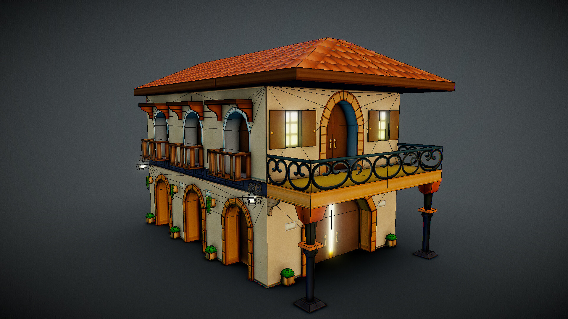 ArtStation Mexican House   John Guataquira Render 1 