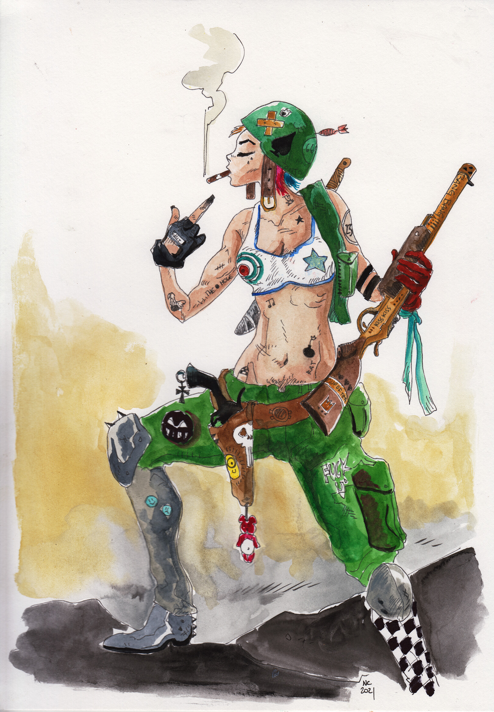 ArtStation Tank Girl