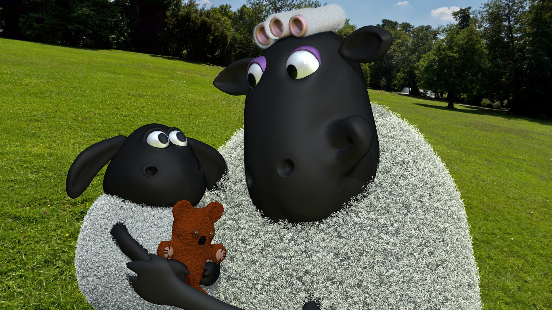 Barton Anders Timmy And His Mother Shaun The Sheep Fan Art