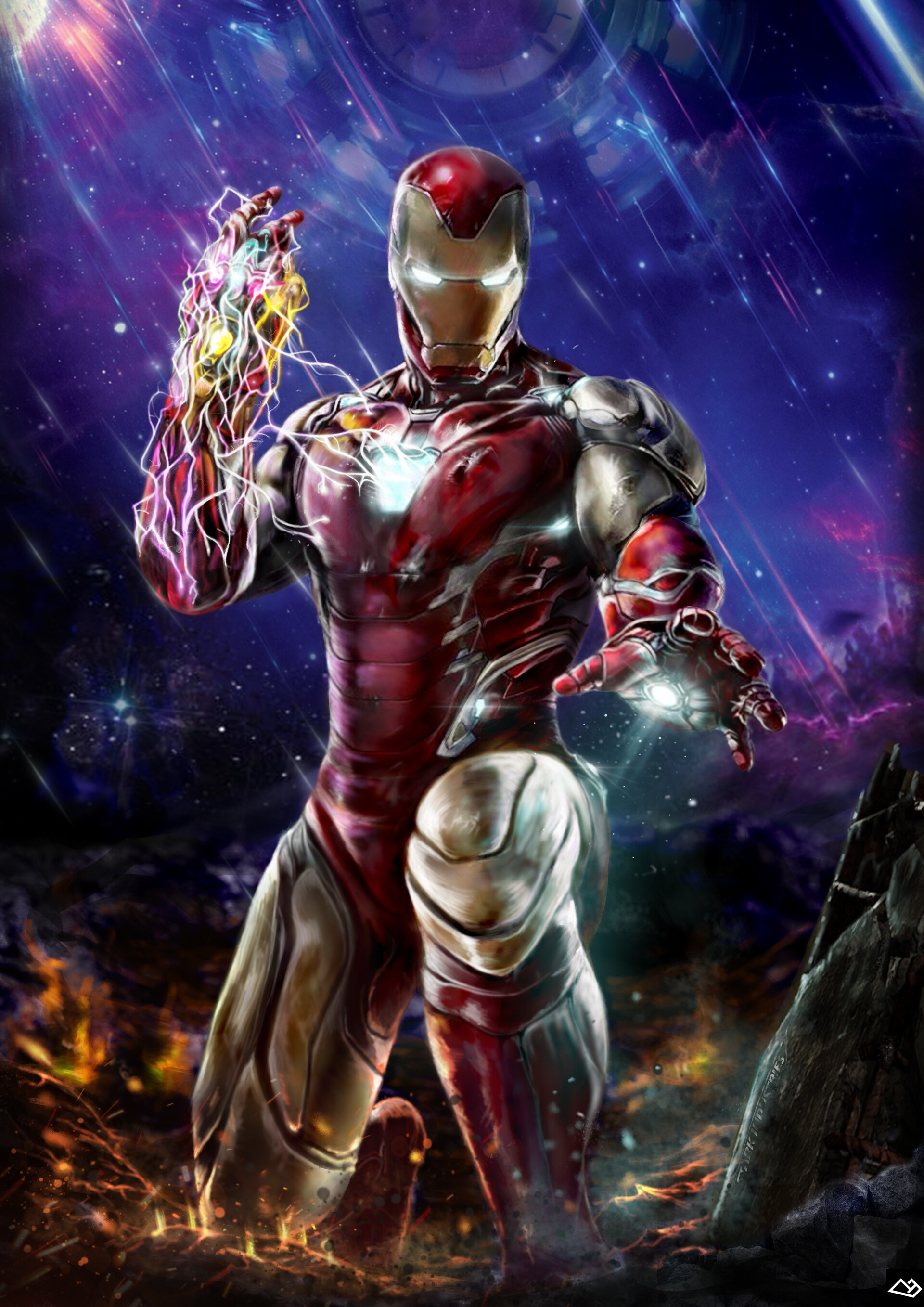 lanzar Contador Sanción ArtStation - Iron-Man (Tony Stark)