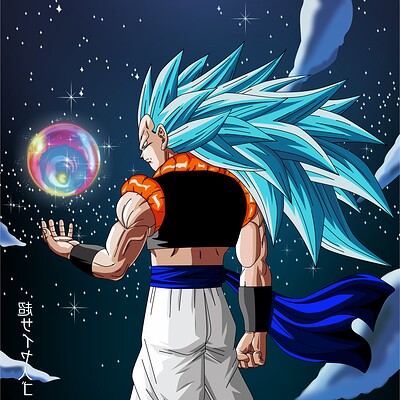 ArtStation - Super Saiyan 3 Blue Goku - Super Kaioken 10x