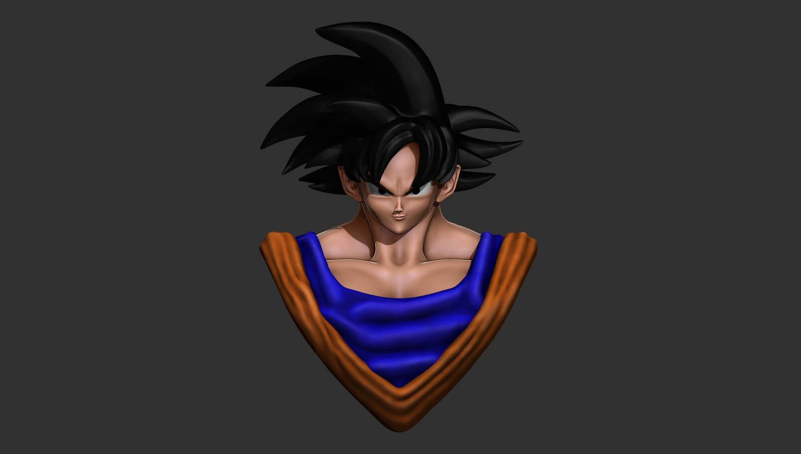 ArtStation - Busto Goku - ZBrush