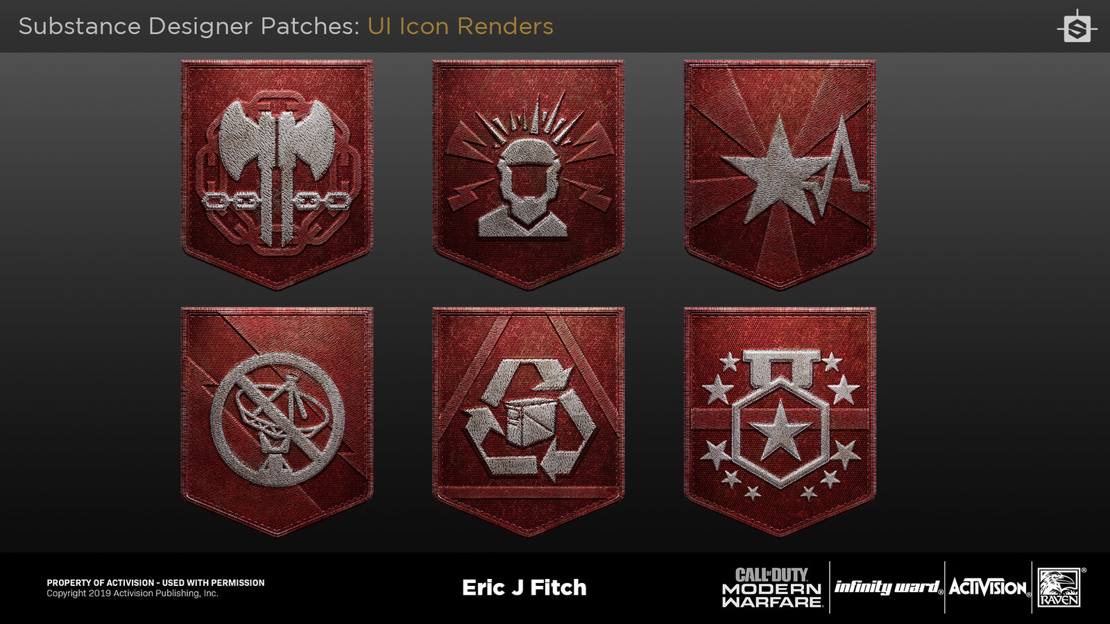 Red Patch Renders