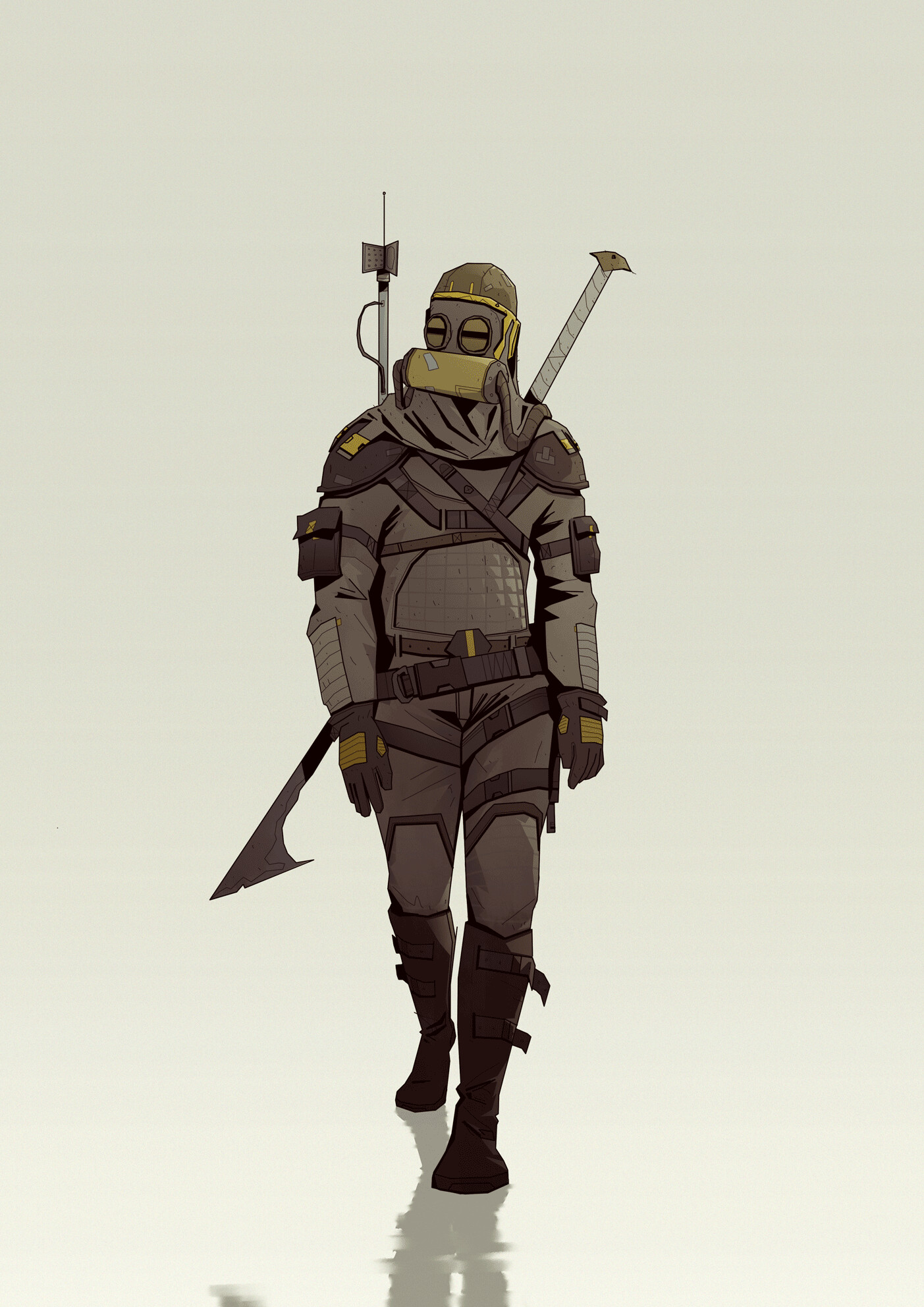 ArtStation - Character Design / Desert recon hunter