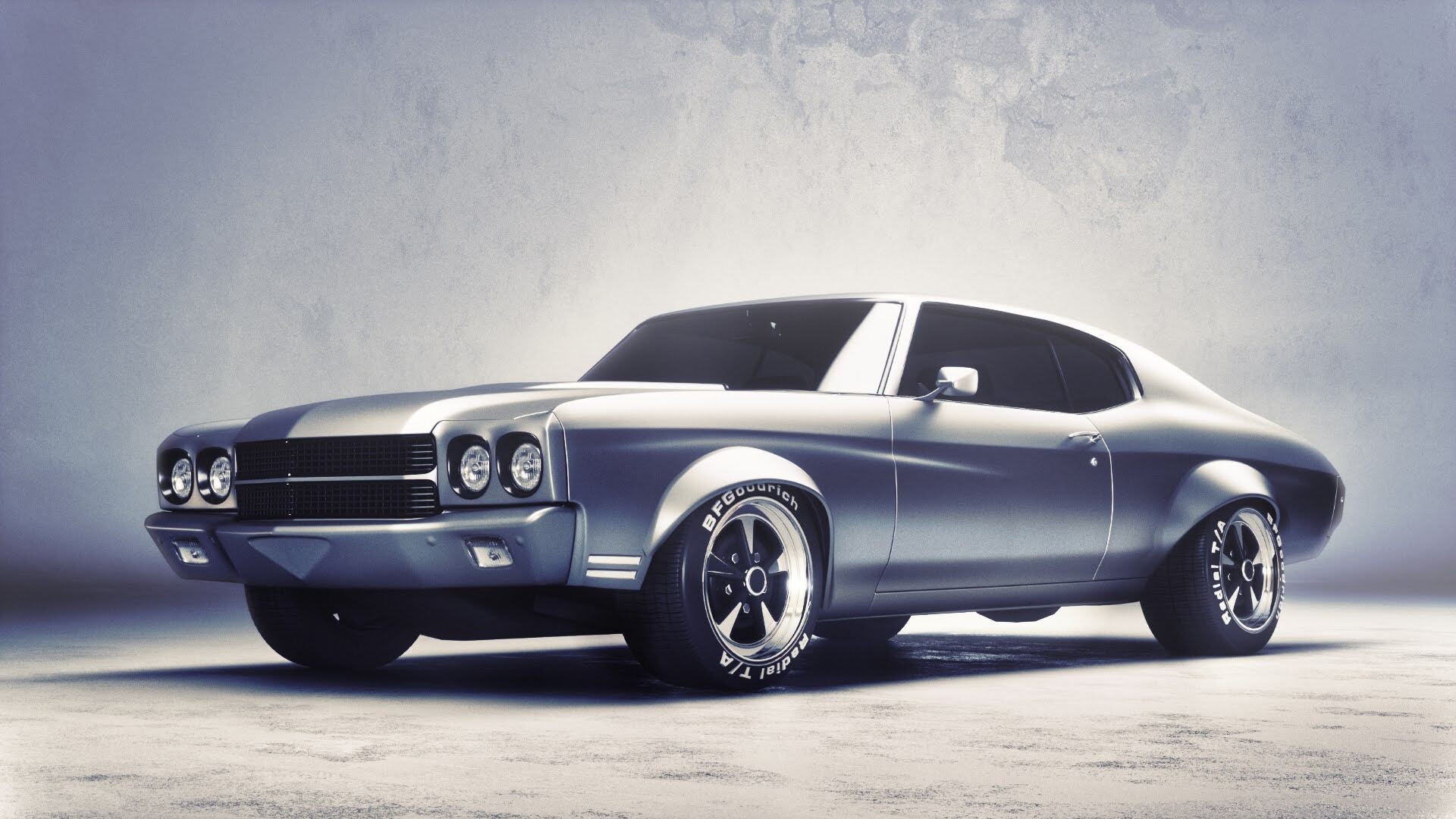 ArtStation - Custom 1970 Chevy Chevelle SS., image size:1920x1080