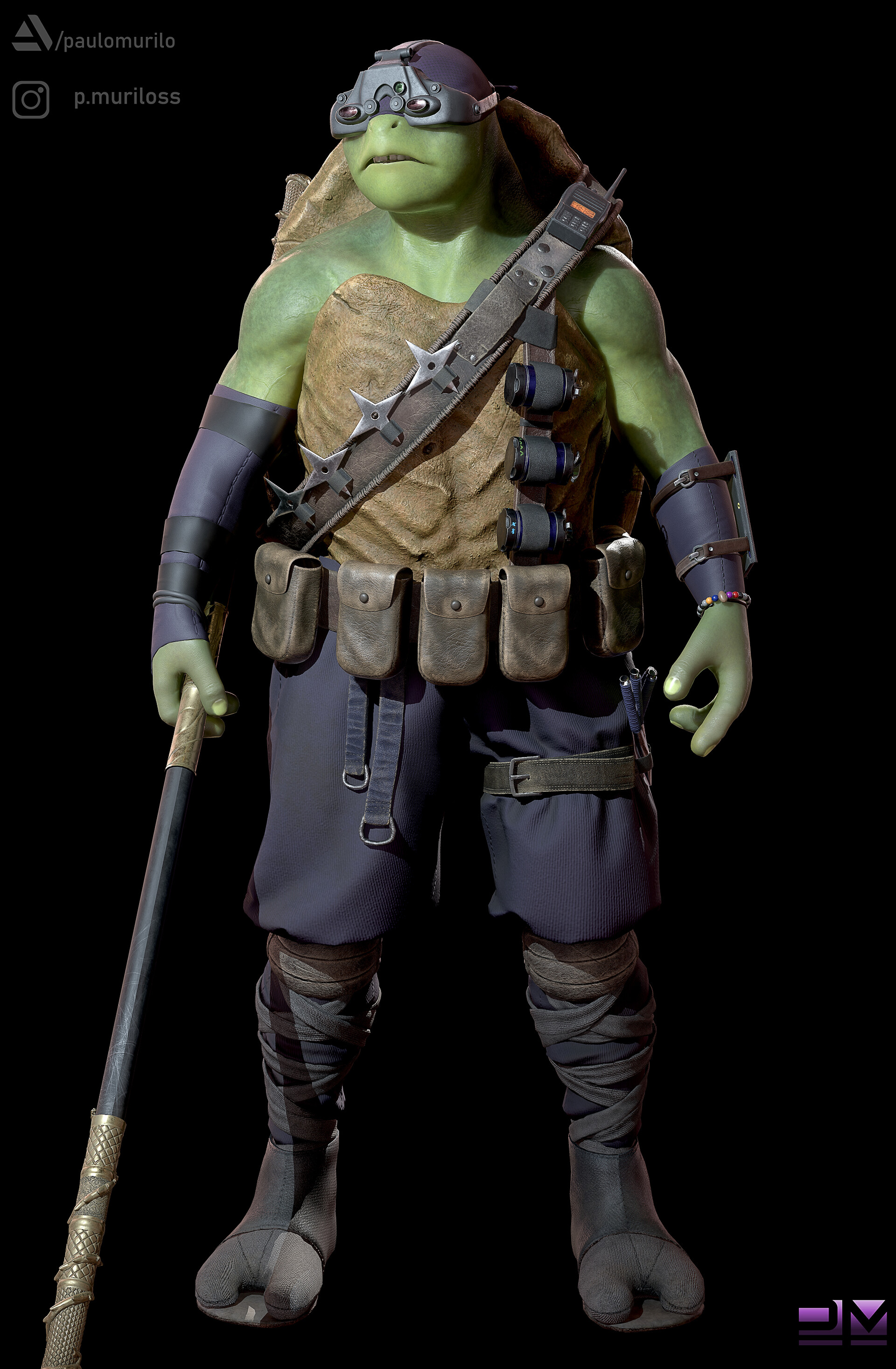 ArtStation - Donatello from Teenage Mutant Ninja Turtles