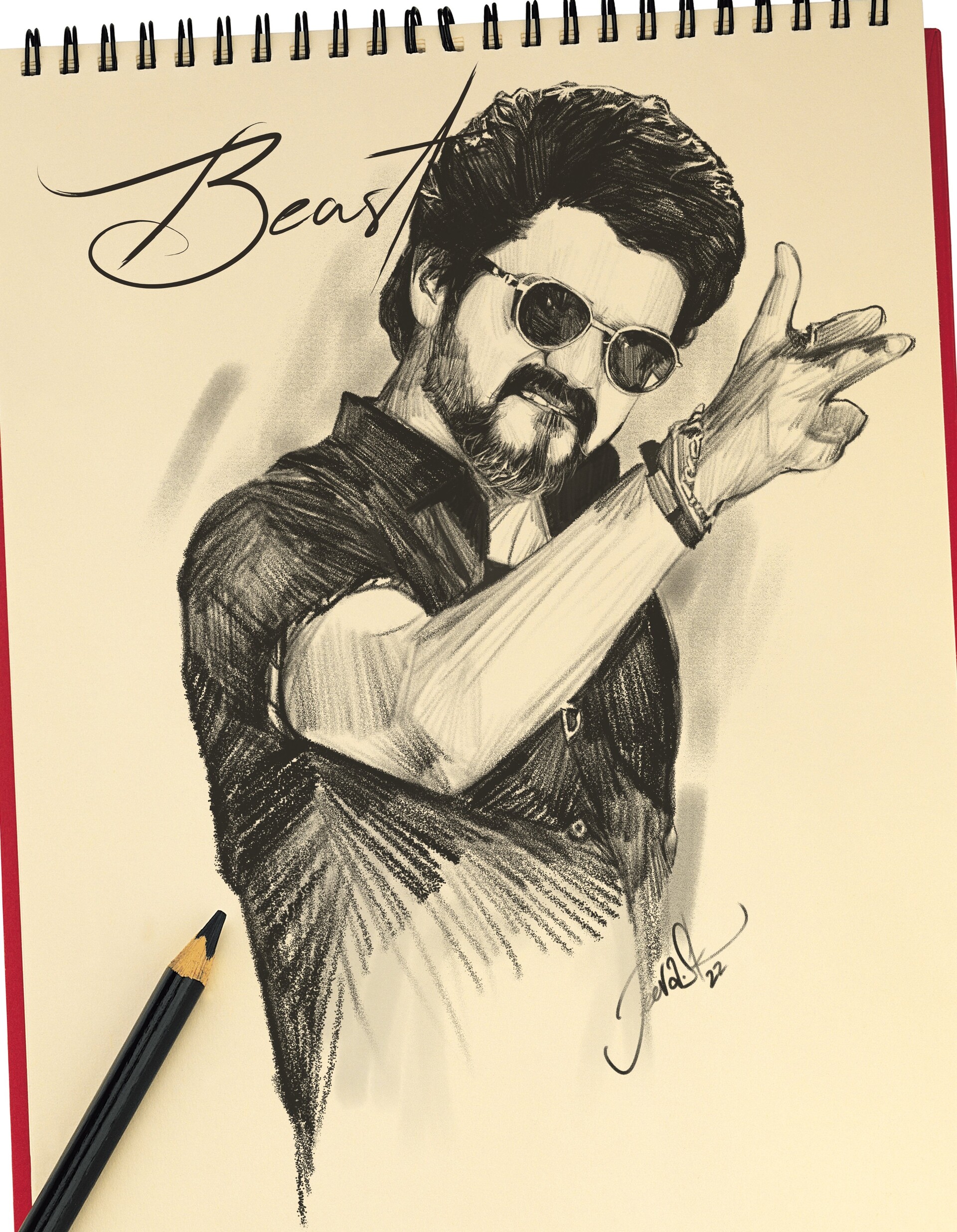 Vijay  Drawing Skill
