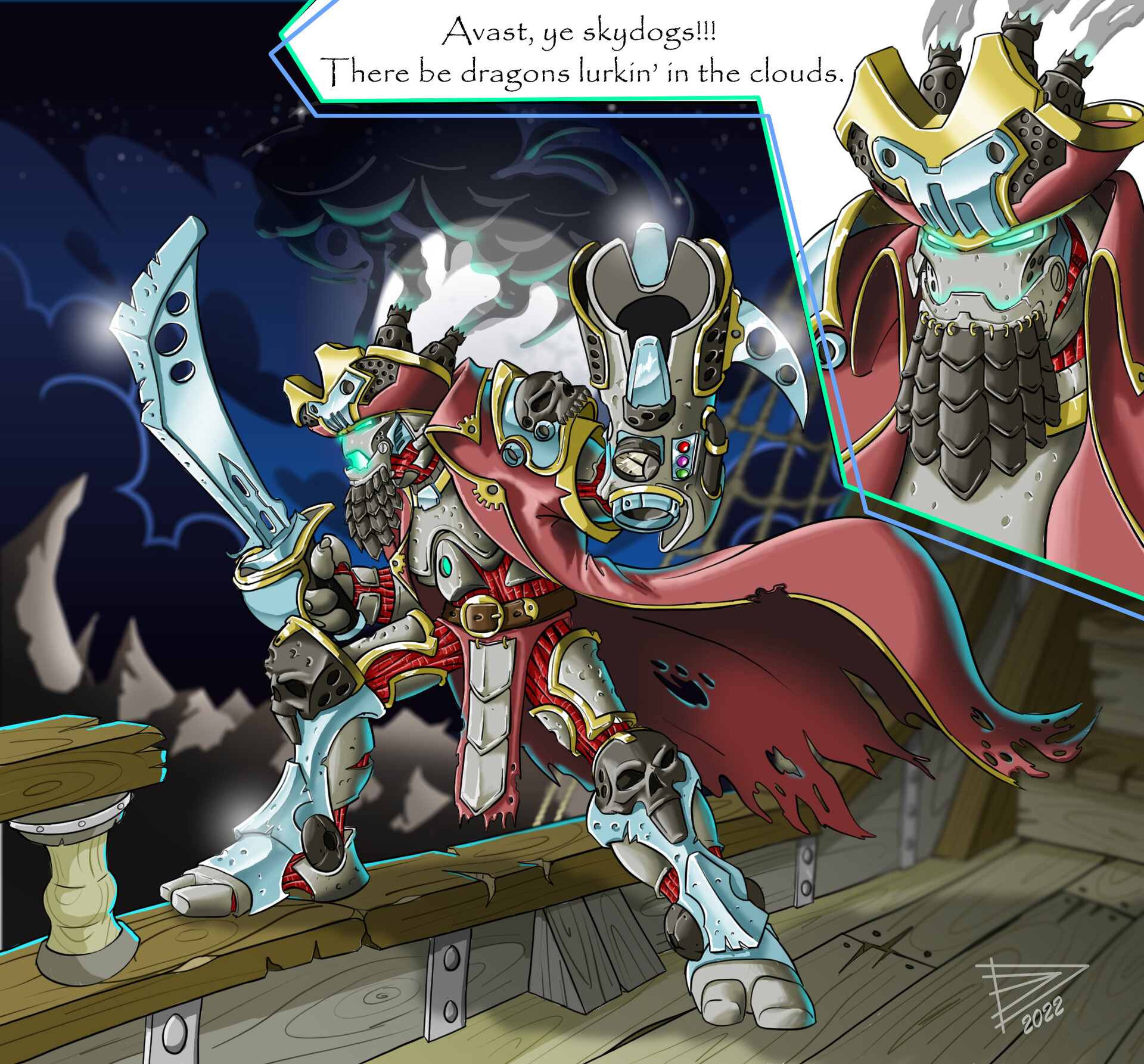 ArtStation - (Commission) Warforged Pirate