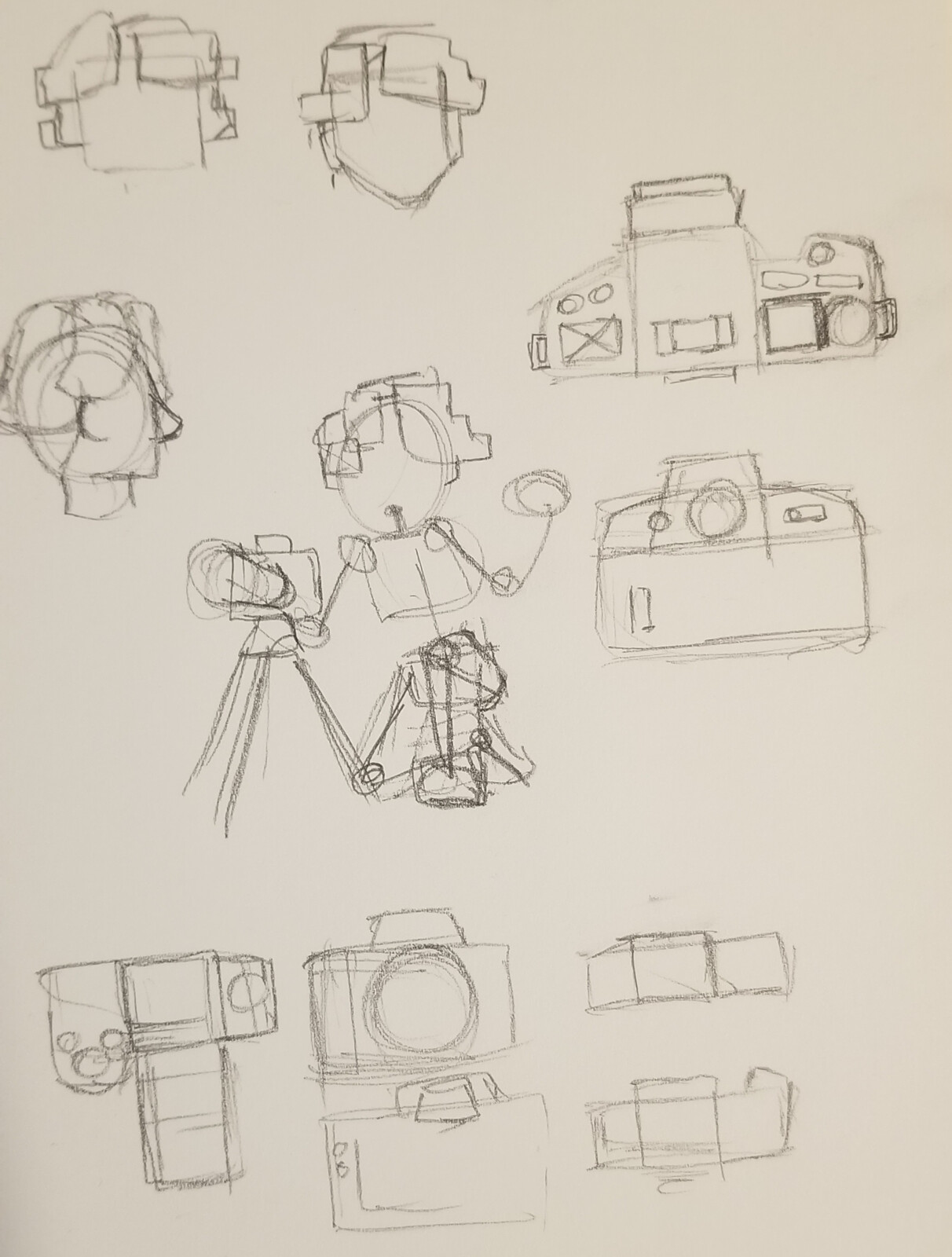Plan sketches based on the Nikon N90 F90X