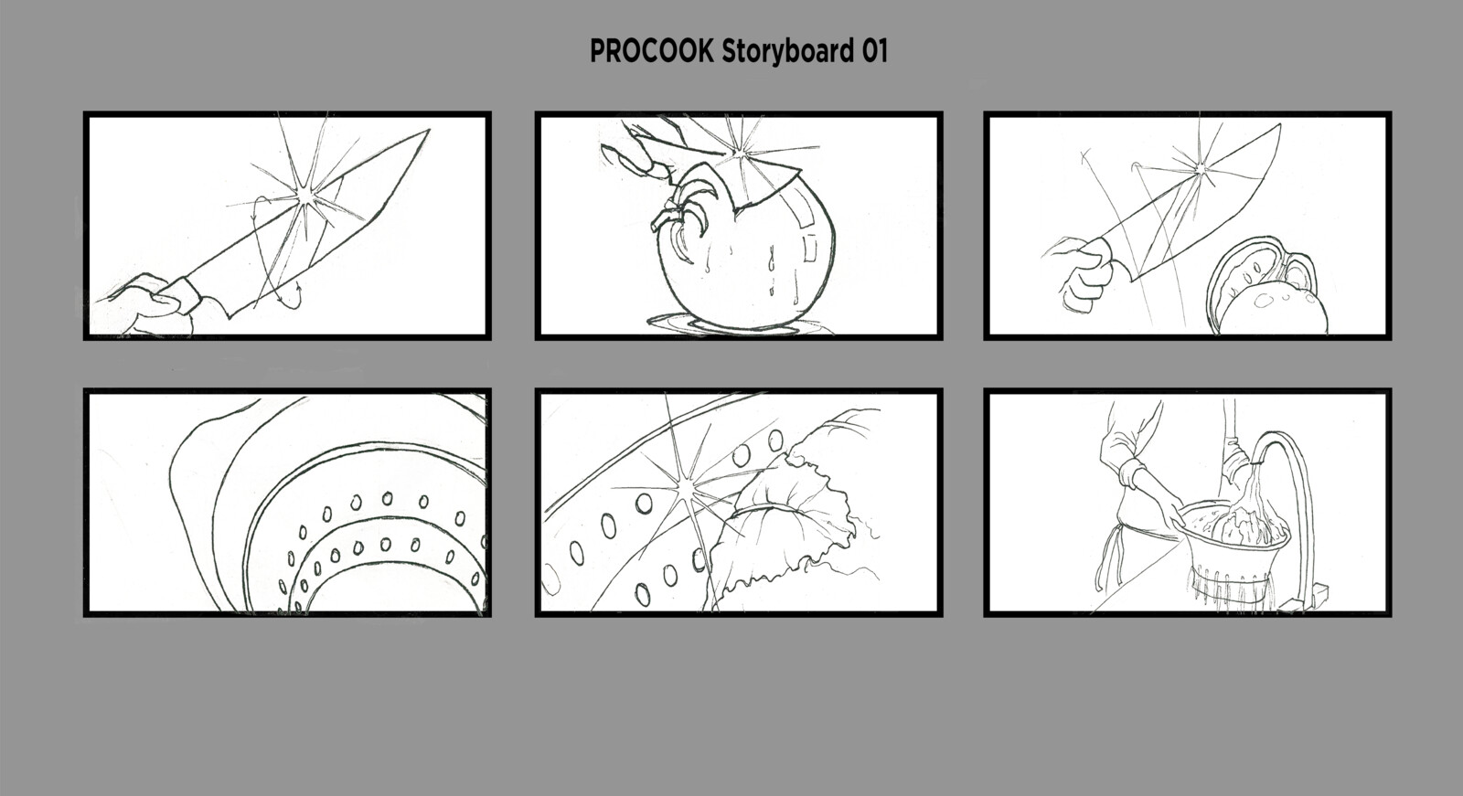 Procook ad Storyboard 