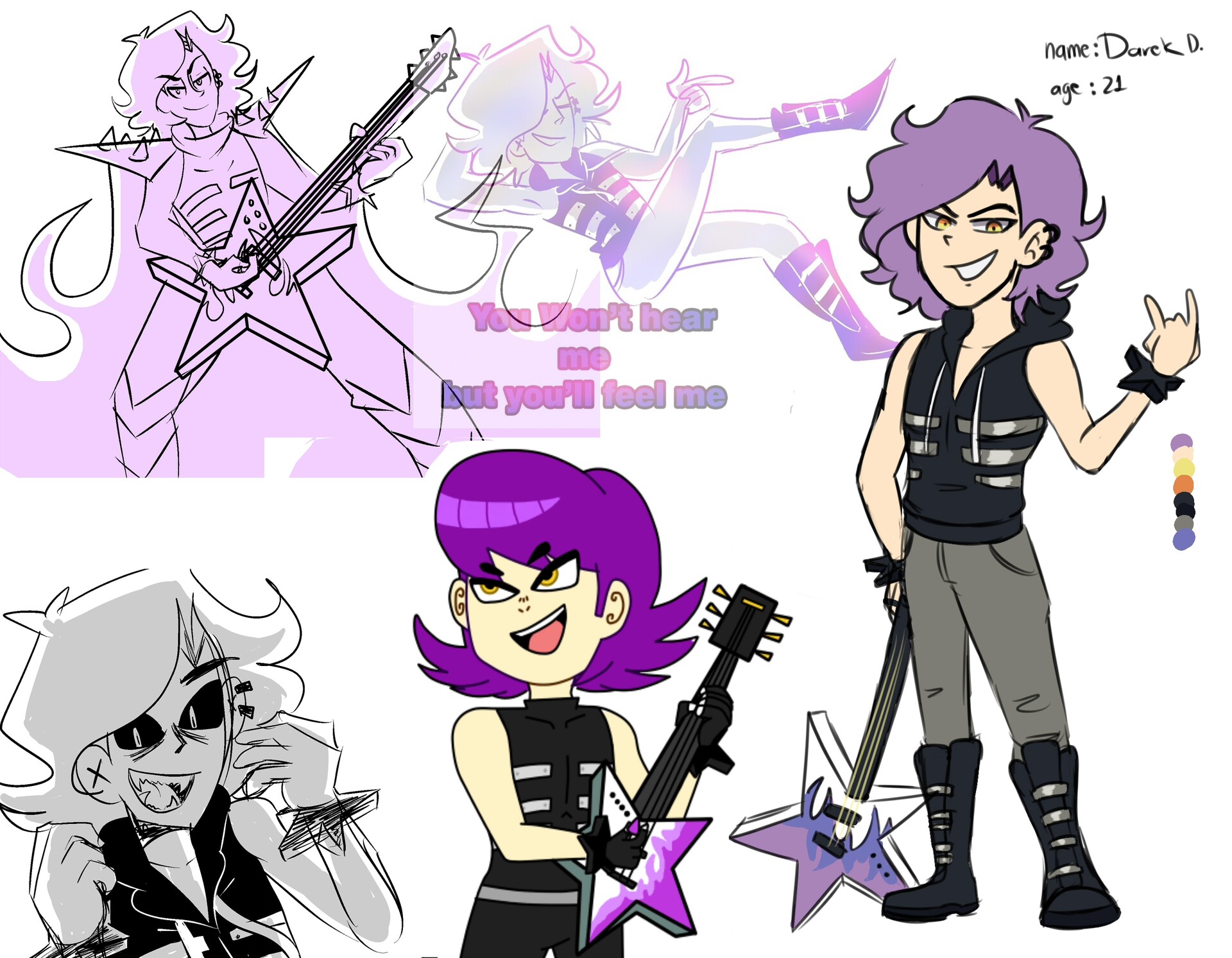 ArtStation Original character evolution