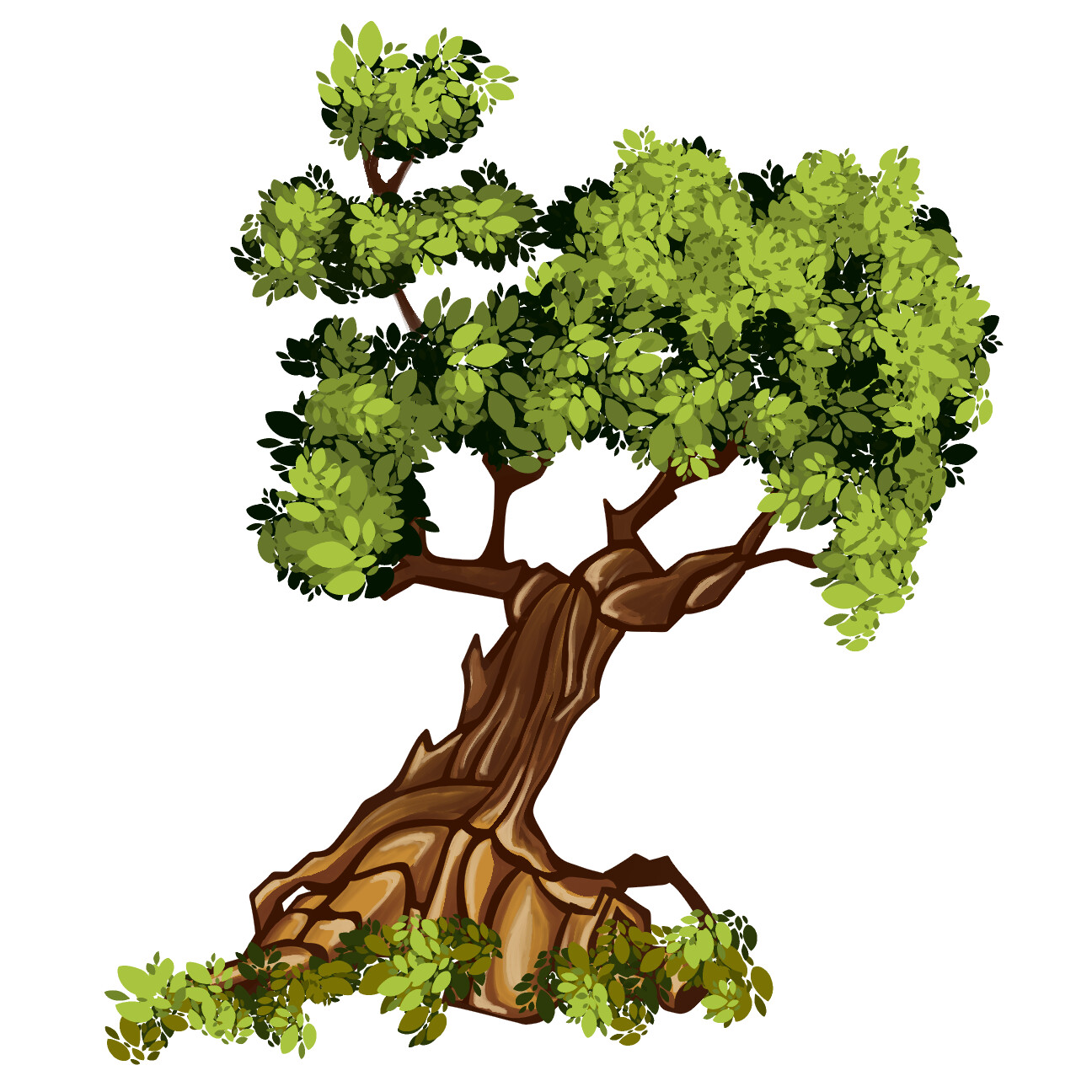 ArtStation - Tree Tile Set