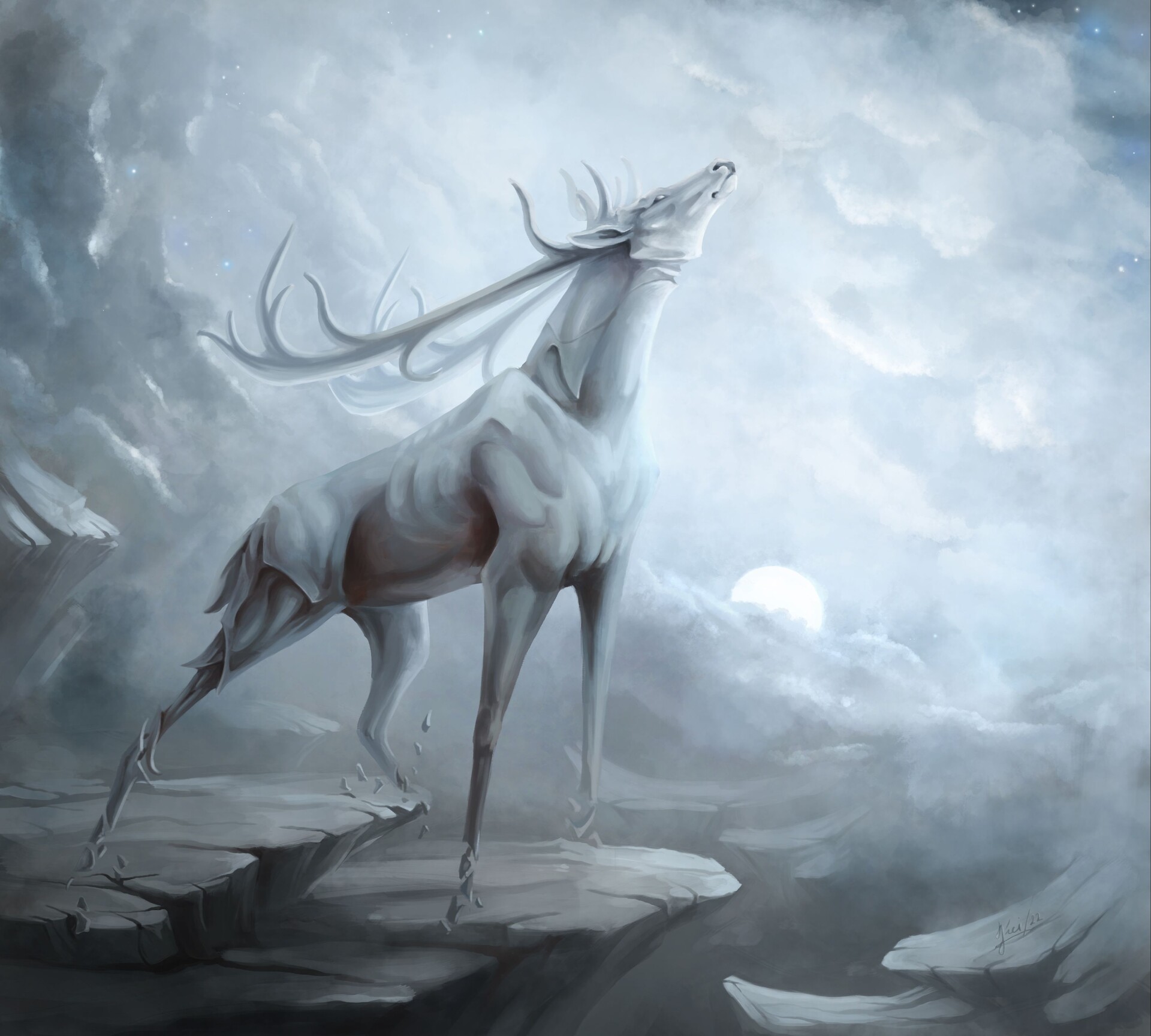 ArtStation Steel Deer