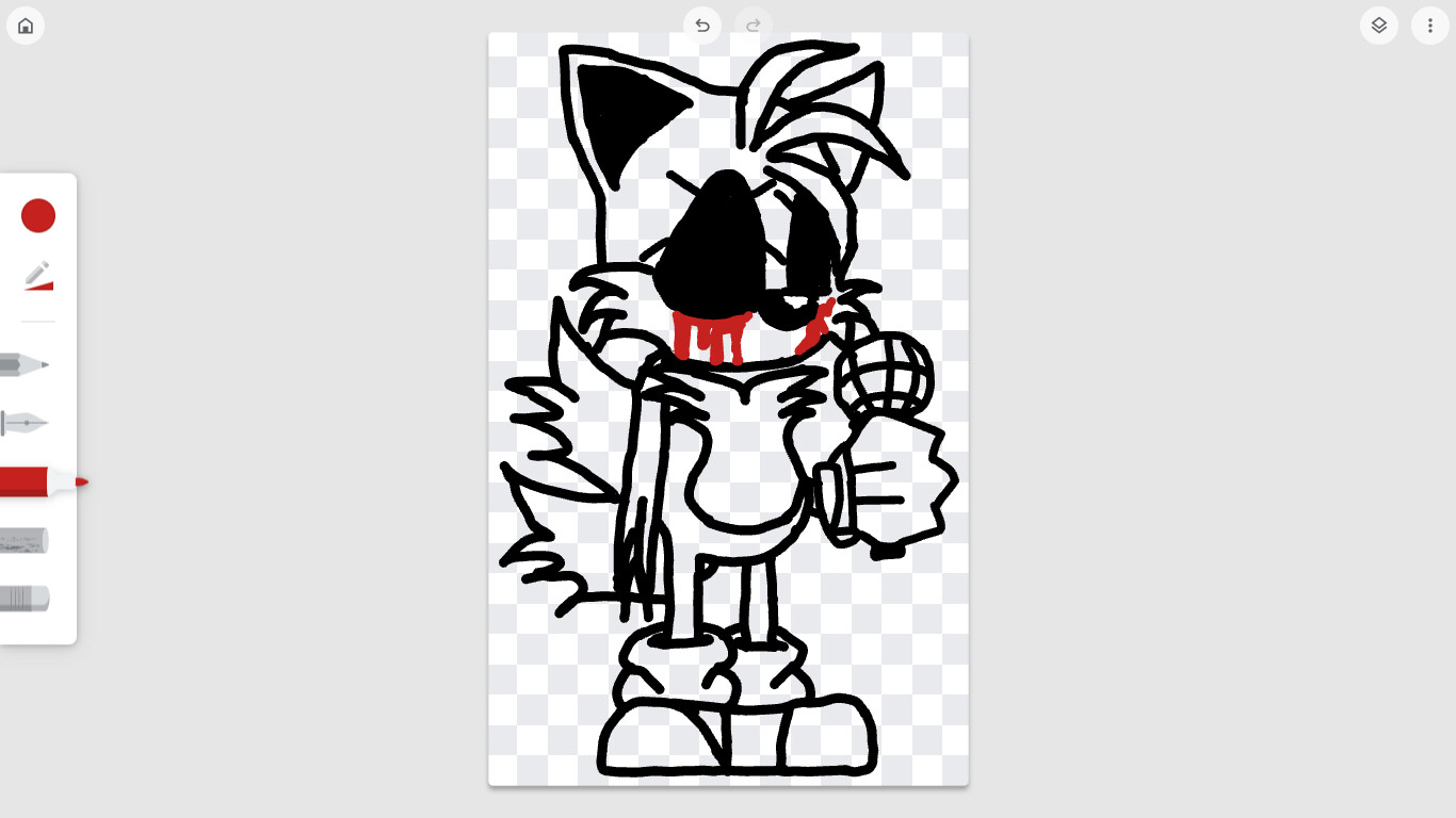 Tails Exe Coloring Pages