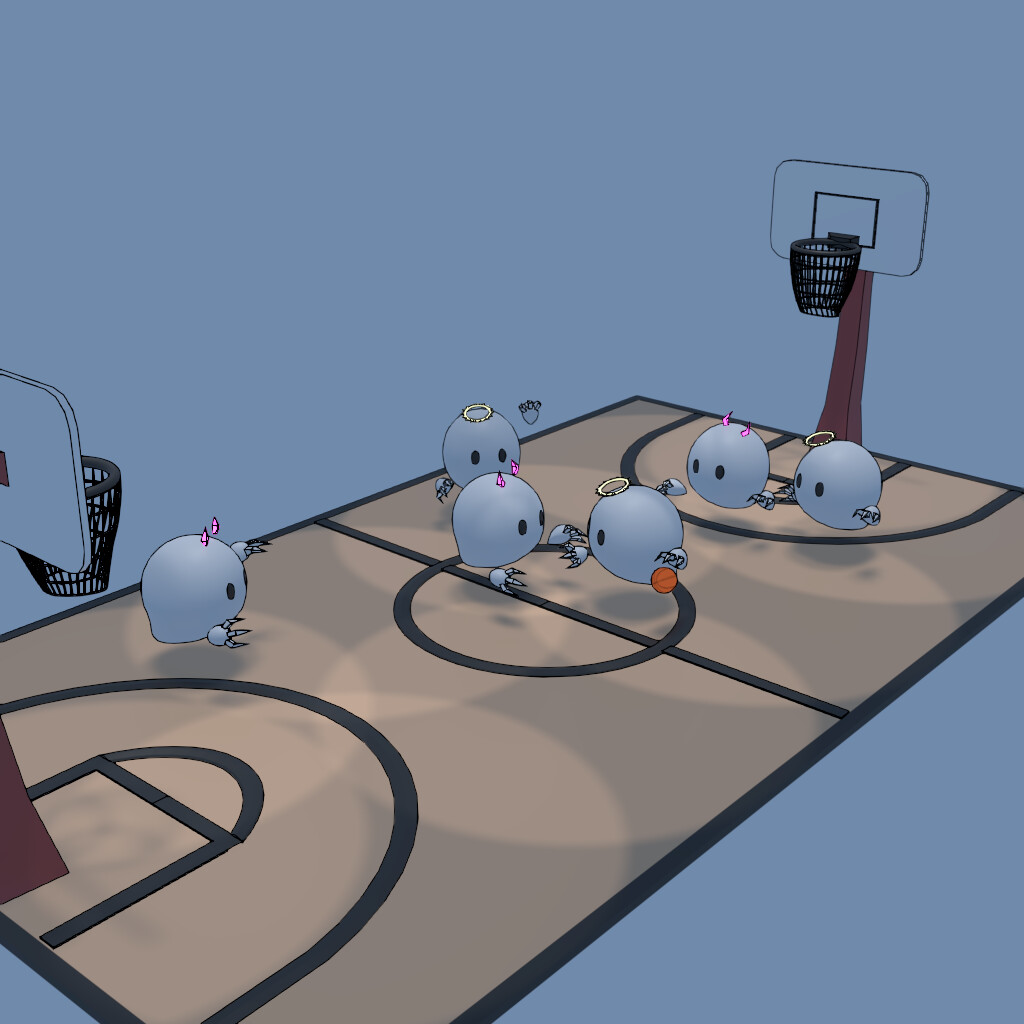 ArtStation Ghost Basketball