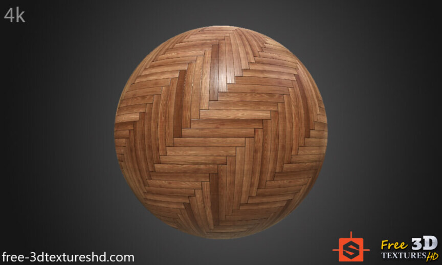 ArtStation - Wood Floor Parquet Herringbone Seamless 3D Textures PBR High  Resolution Free Download 4k