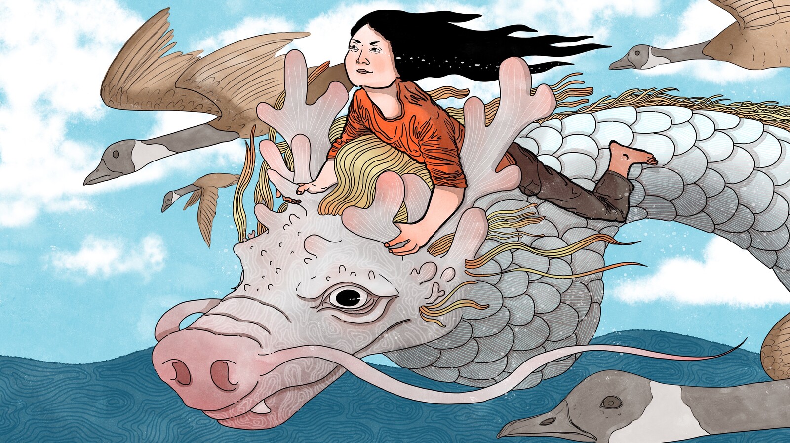 Riding on the Back of the Silver Dragon
