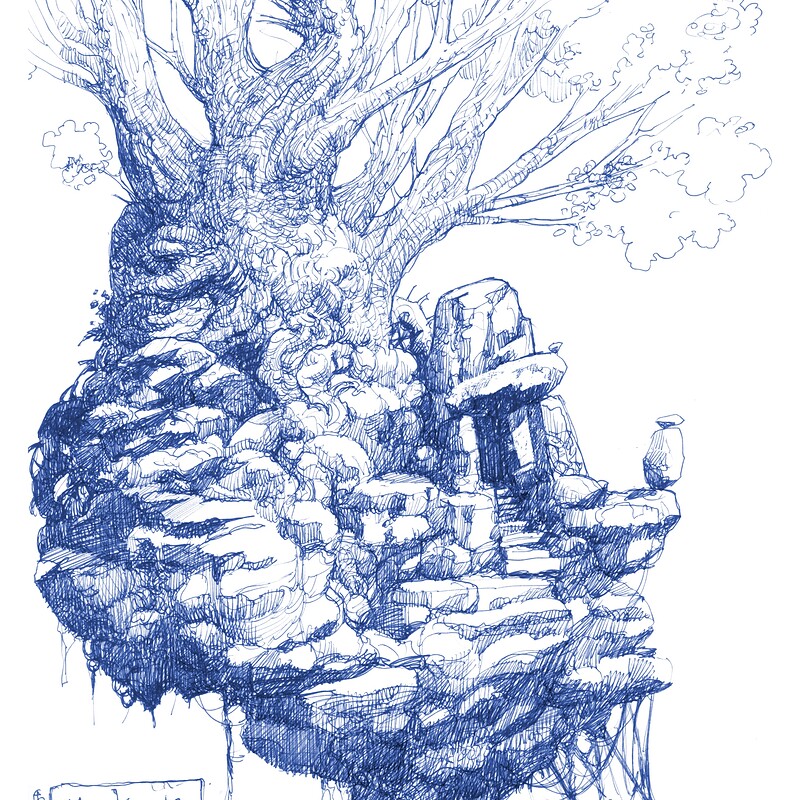 Sketch workout pen drawing 