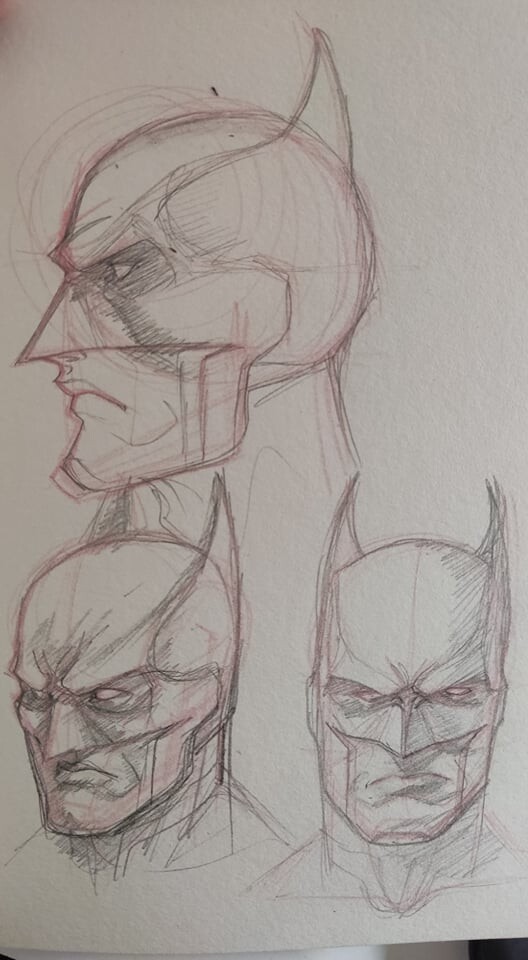 How To Draw Batman's Face - Sketch - Free Transparent PNG Download - PNGkey