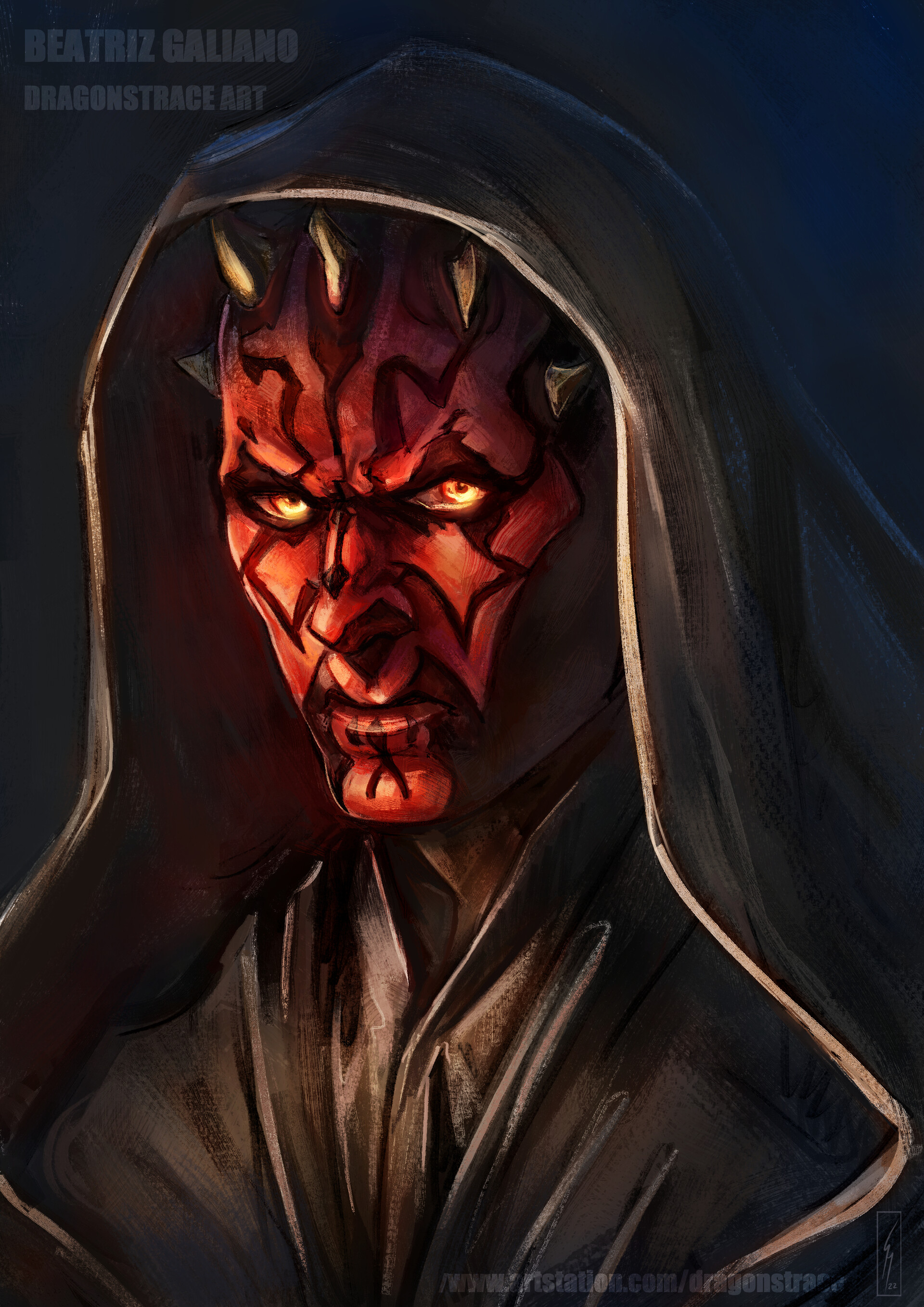 ArtStation - Maul - Portrait study