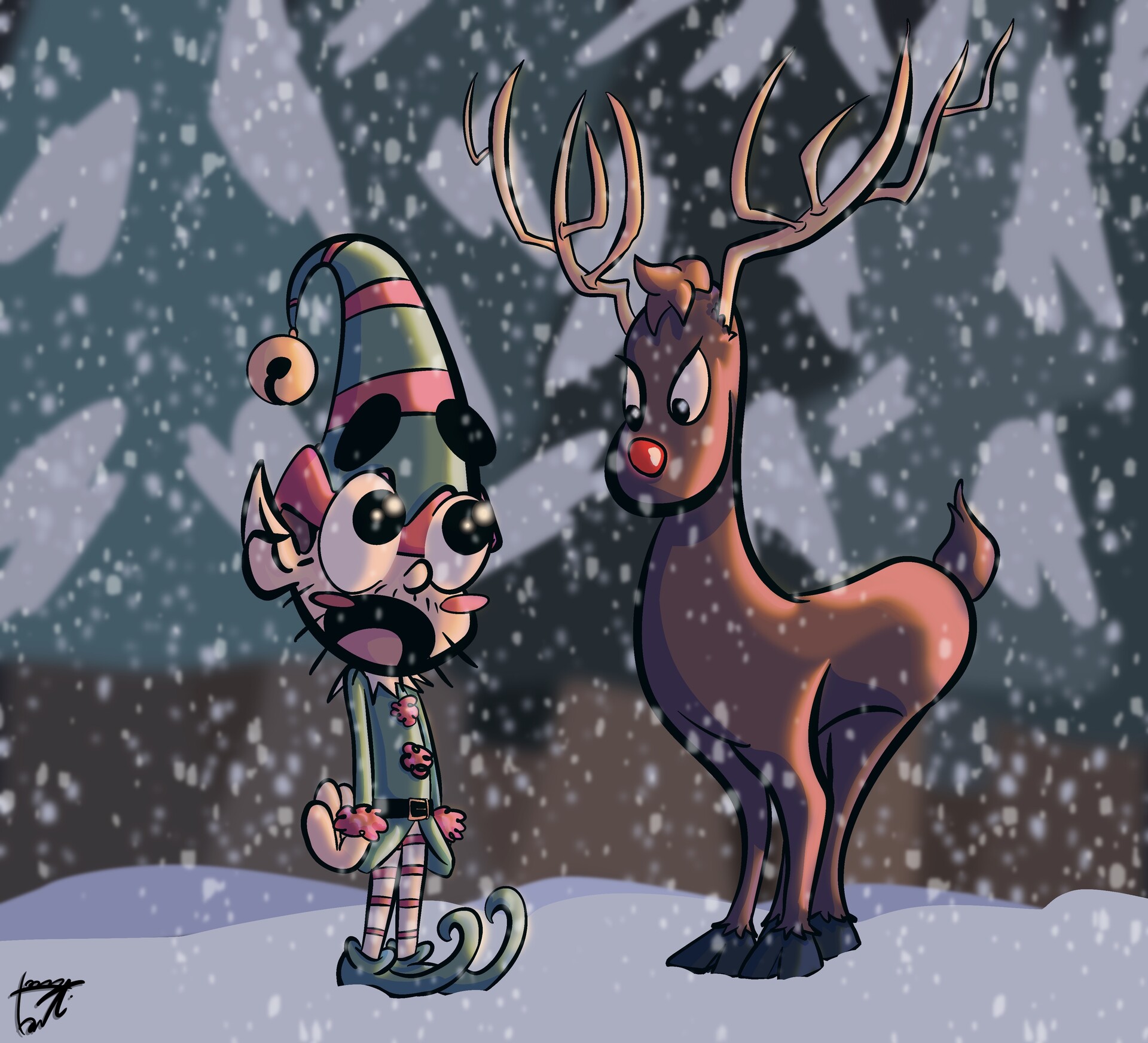 ArtStation - Rudolph ‘s special nose