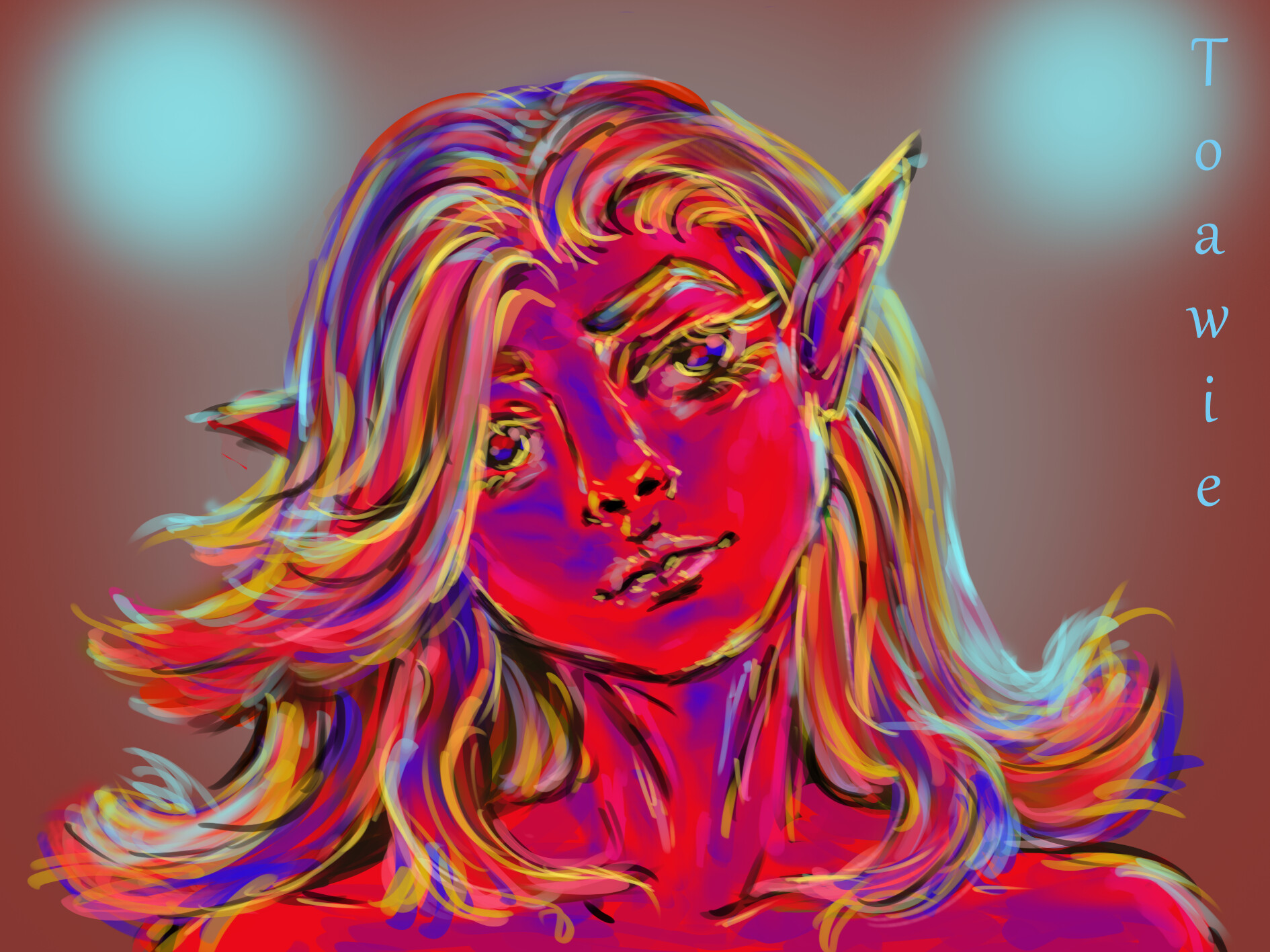 ArtStation The red elf