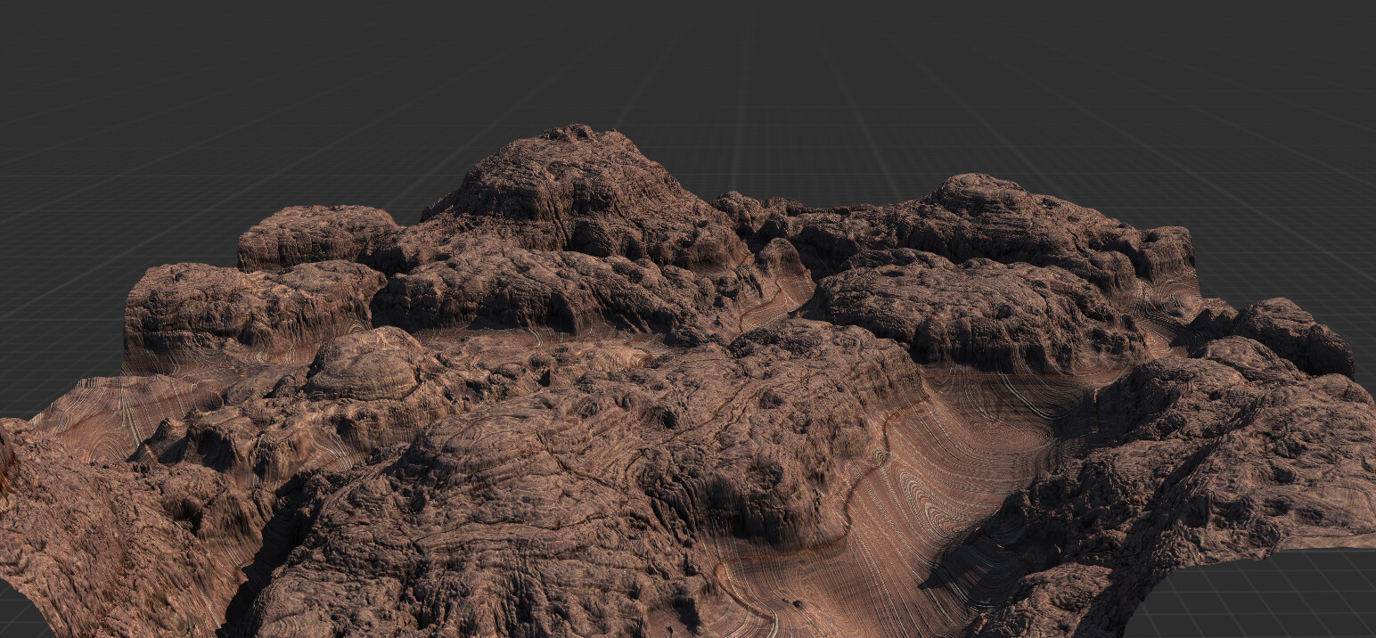 Coyote Butte inspired terrain part of the desert colleciton.