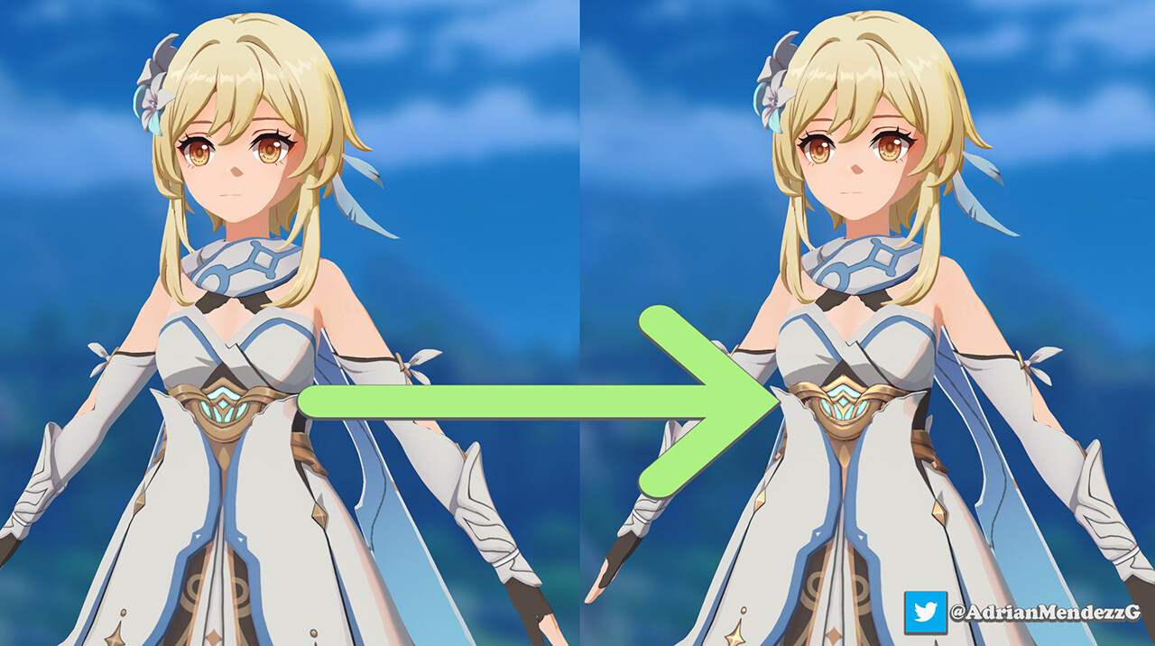 그림 47: Genshin 임팩트 캐릭터 셰이더 분석 [Unity URP]