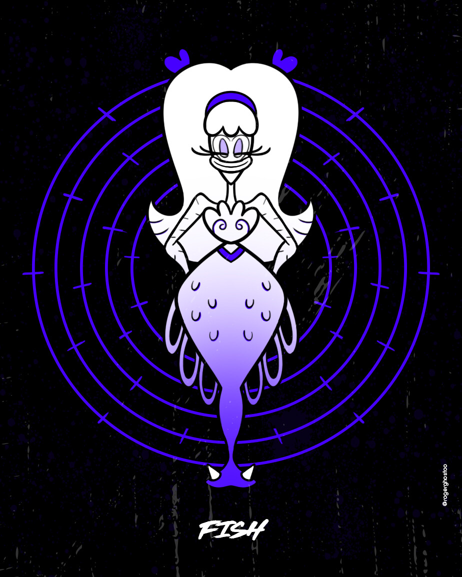 Character design "Madame FIsh"