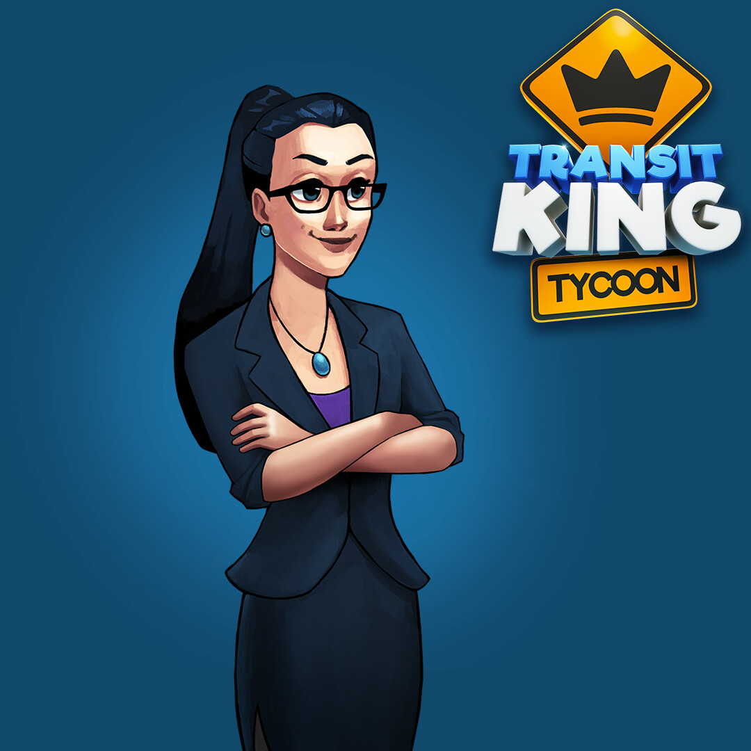 Helmi Kinnunen - Allison the Alliance Manager: Character Design for Transit  King Tycoon