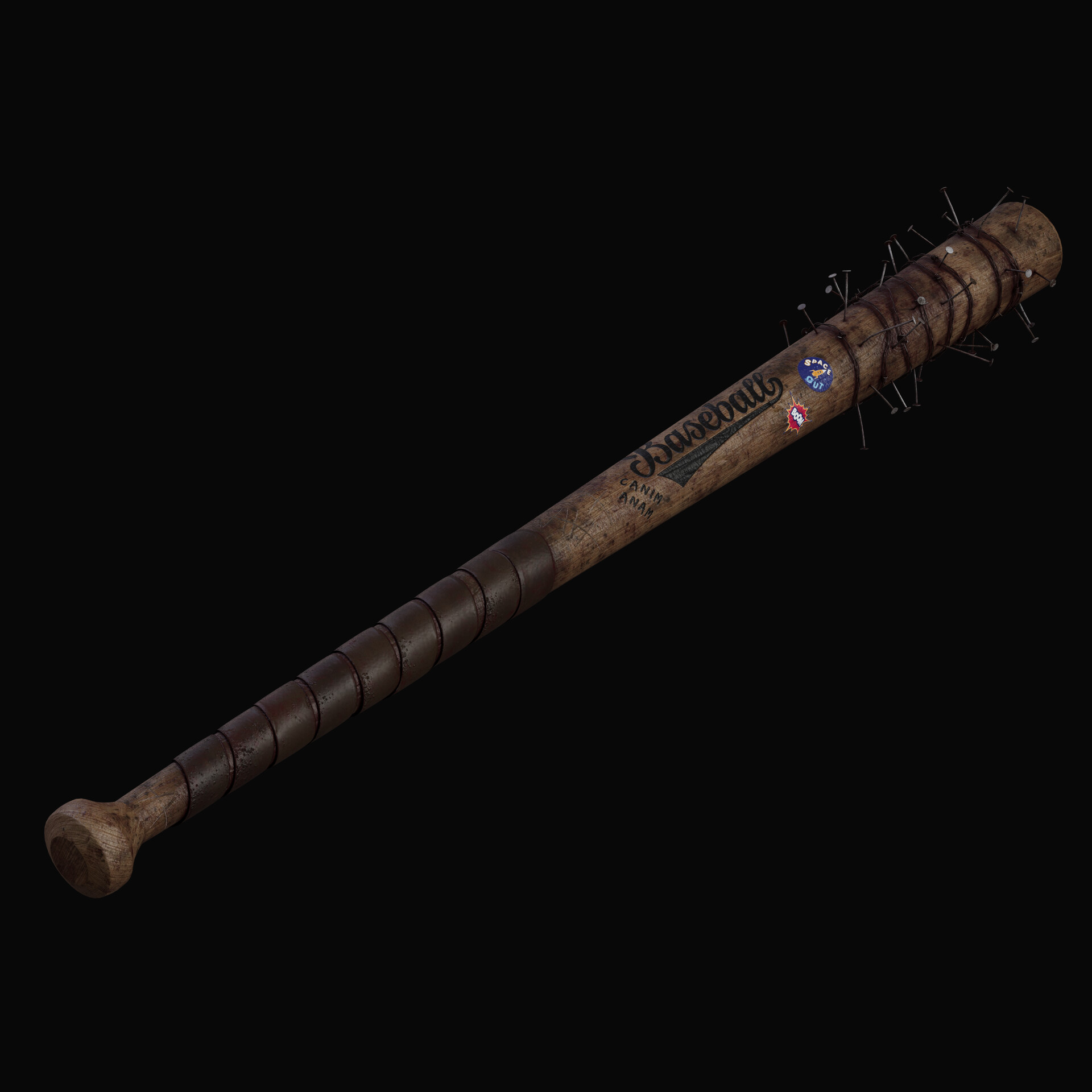 ArtStation - Bloody Baseball Bat